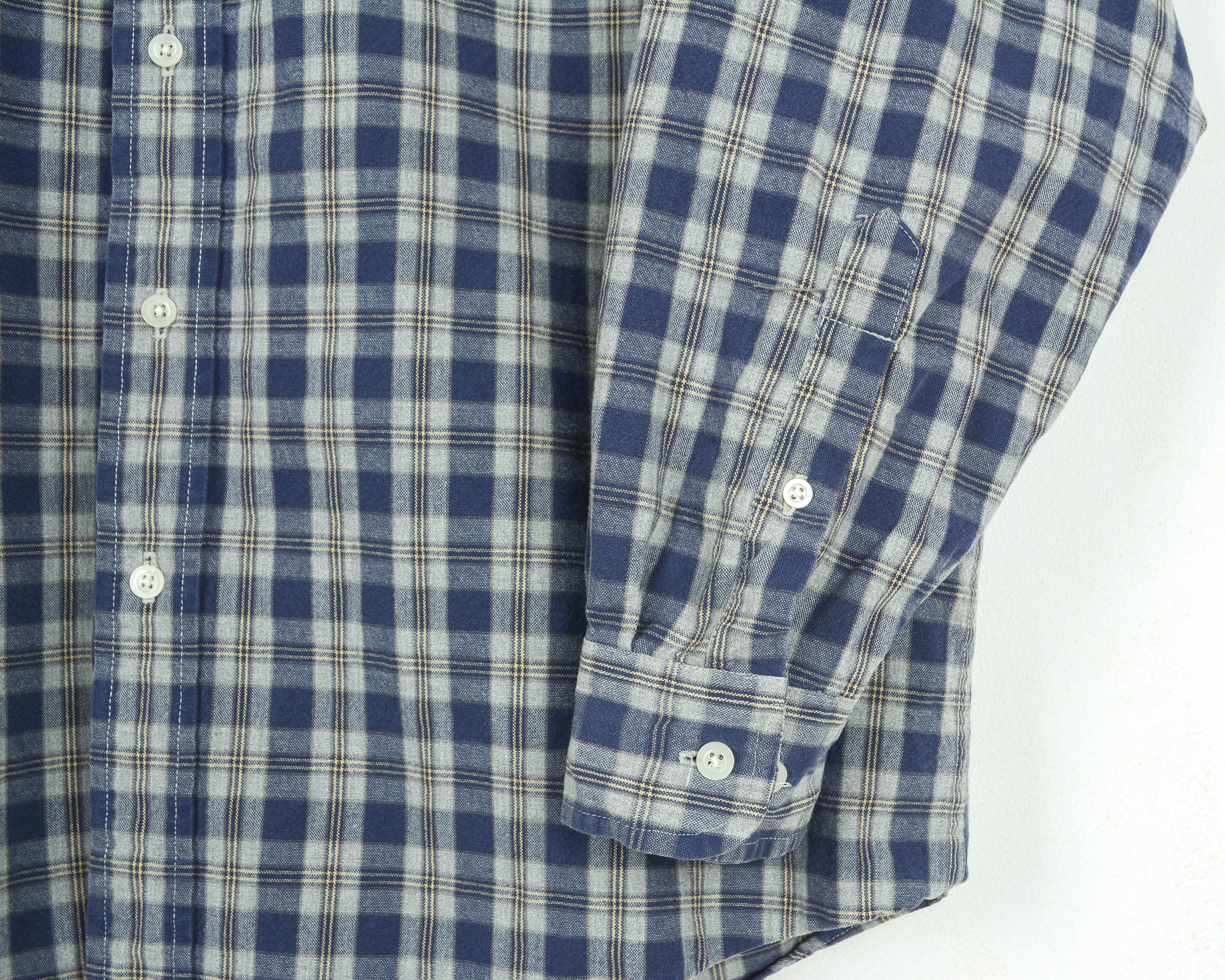 Eddie Bauer × Vintage Vintage Men Shirt M Check Long Sleeved Button Up Fannel Top Size US M / EU 48-50 / 2 - 10 Thumbnail