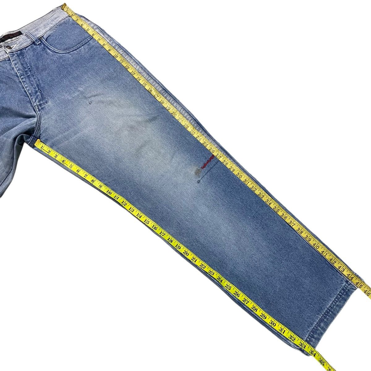Fubu Vintage Y2K Fubu Denim Baggy Jeans Faded Blue Size US 36 / EU 52 - 23 Thumbnail
