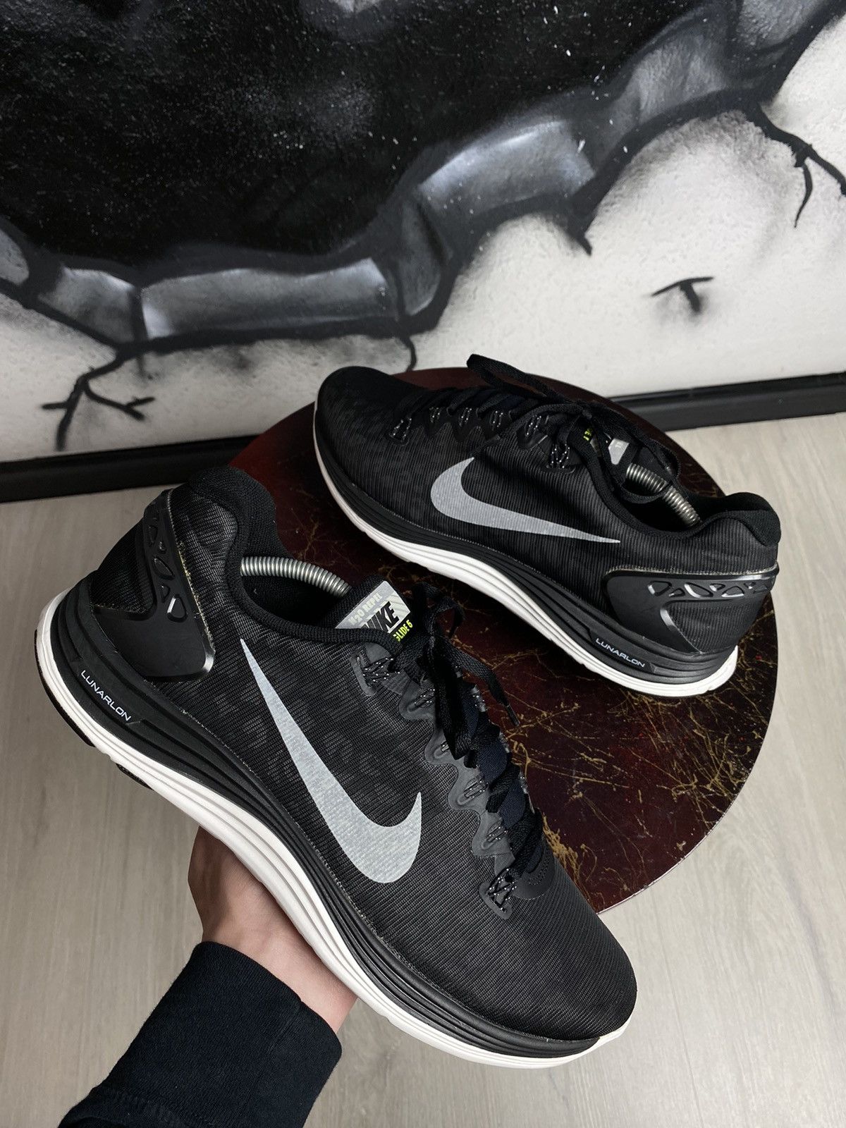 Nike Nike Lunarglide 5 Running Reflective Sneakers Shoes Size US 11.5 EUR 45.5 Size US 11.5 / EU 44-45 - 4 Thumbnail