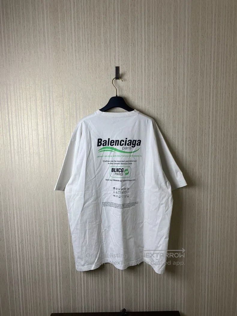 Balenciaga Balenciaga Eco-Friendly Short Sleeve Size US S / EU 44-46 / 1 - 4 Thumbnail