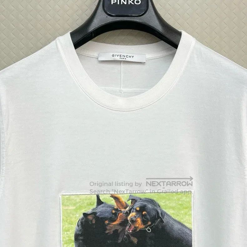 Givenchy Givenchy White Rottweiler series T-shirt Size US S / EU 44-46 / 1 - 2 Thumbnail