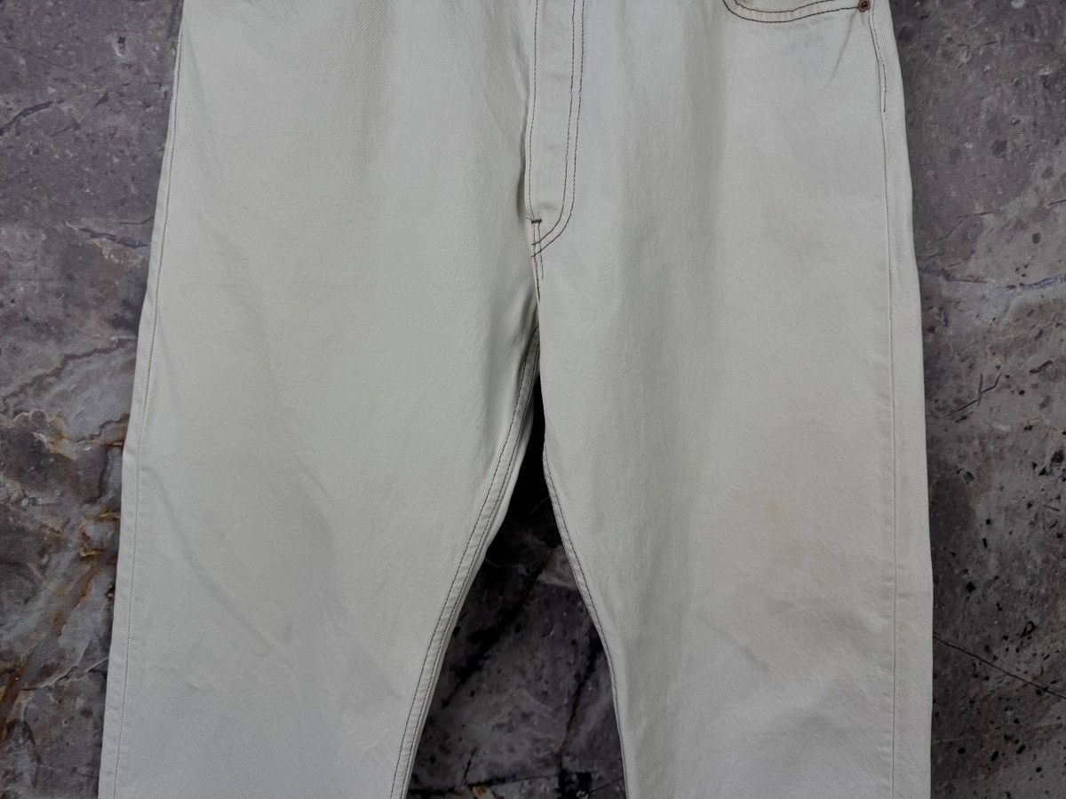 Levi's Men’s Levi’s 501 White Jeans Vintage USA 🇺🇸 Size W36 L30 Size US 36 / EU 52 - 3 Thumbnail