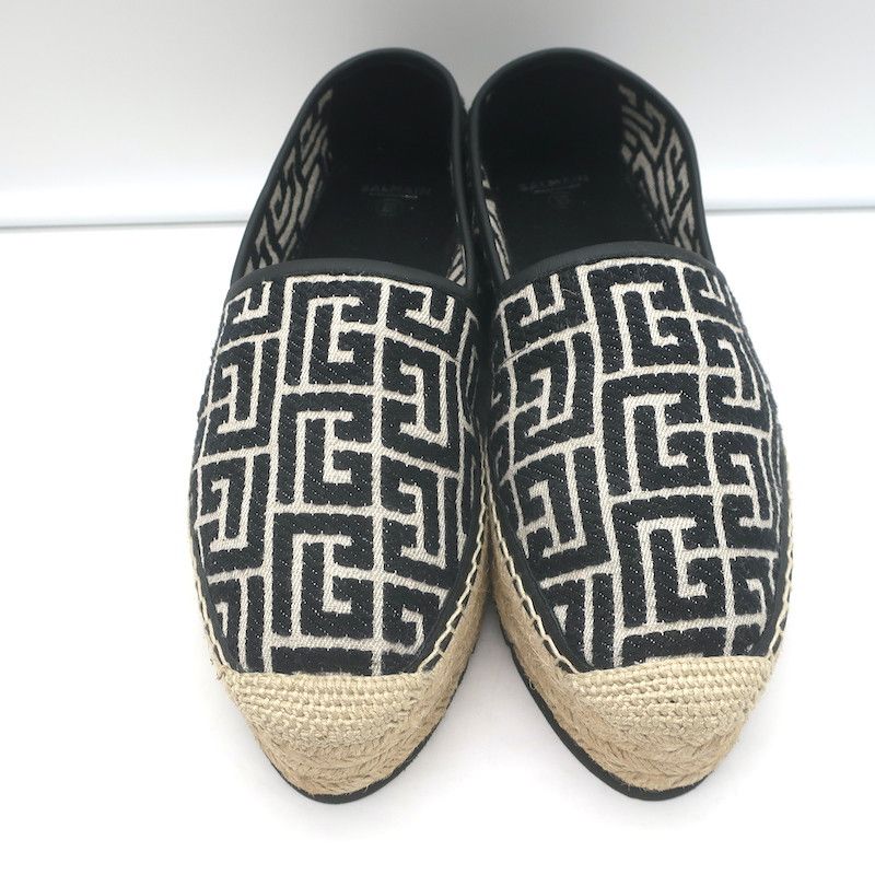 Balmain Balmain Alex Platform Espadrilles PB Labyrinth Size 42 NEW Size US 12 / IT 42 - 3 Thumbnail