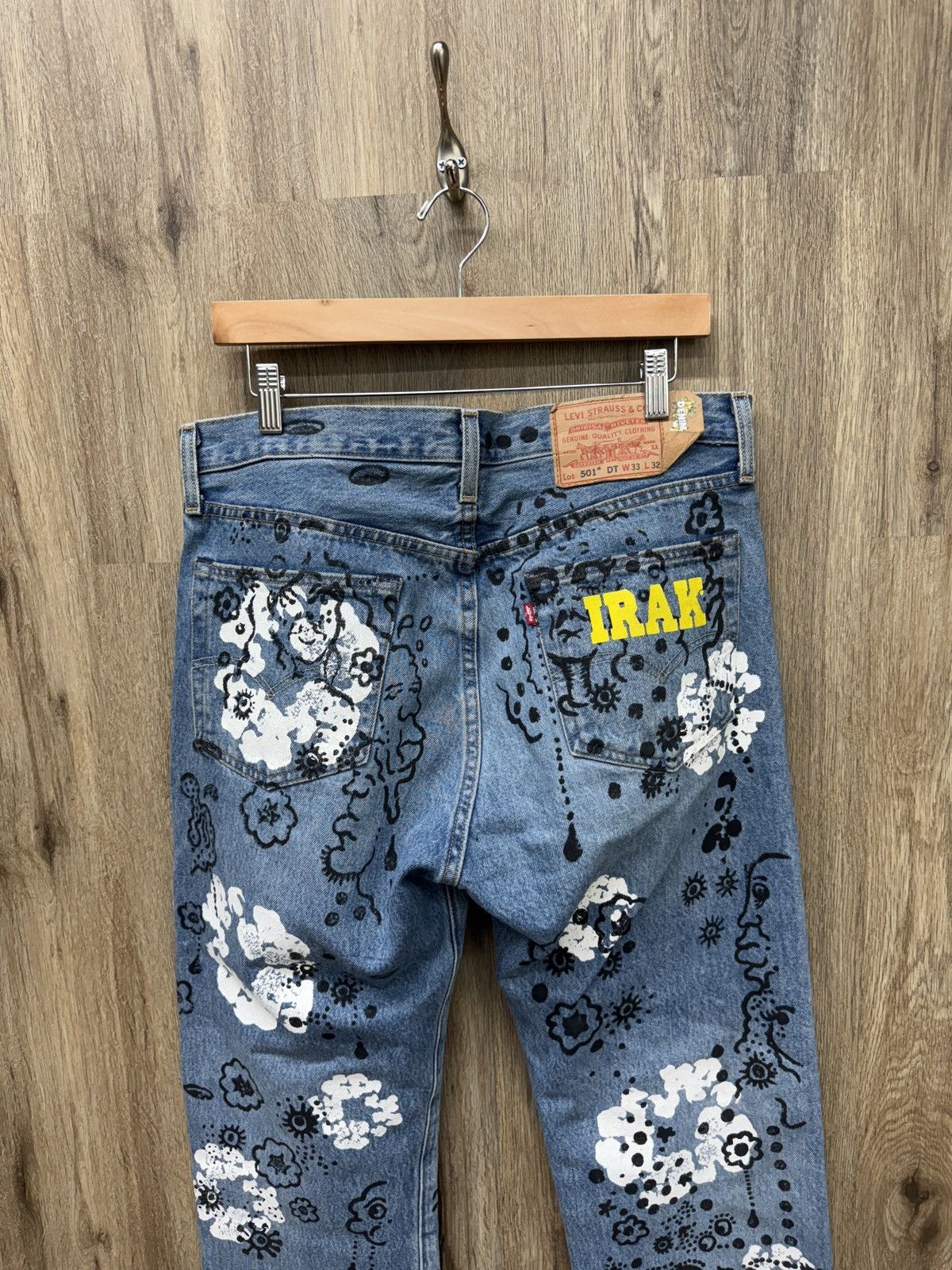 DENIM TEARS Denin Tears Iraq Colab Jeans Size US 33 - 6 Thumbnail