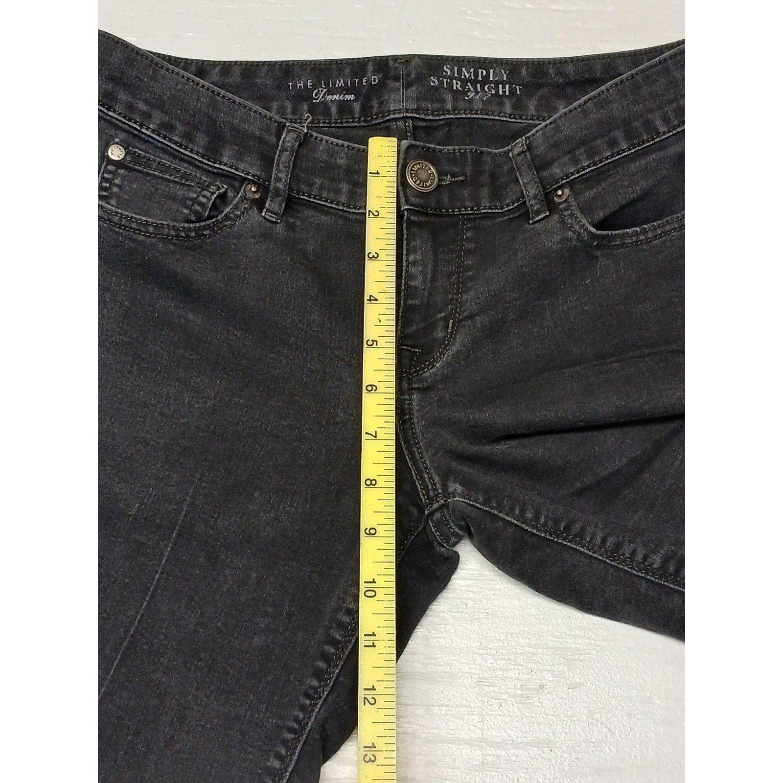 Other The Limited Denim Simply Straight (6L) Relaxed Black Jeans Size 28" / US 6 / IT 42 - 4 Thumbnail