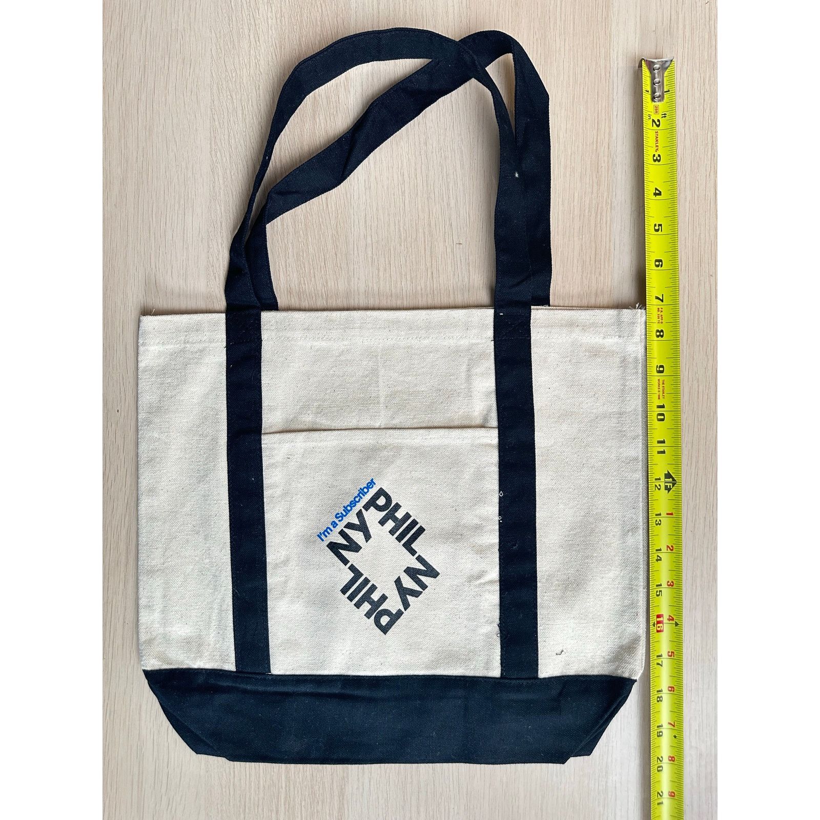 Other Rare New York Philharmonic subscriber beige/ navy Tote - New Size ONE SIZE - 9 Thumbnail