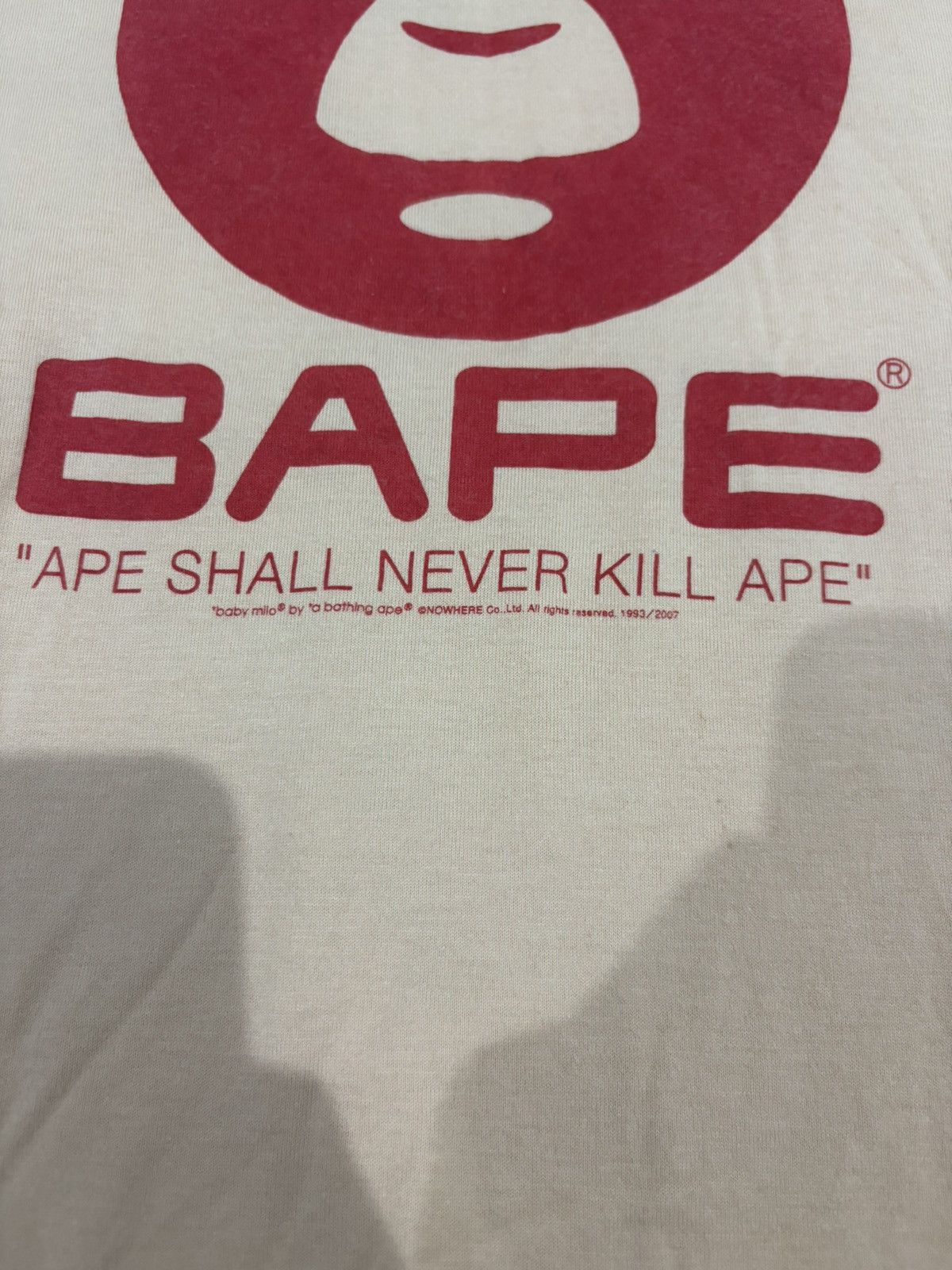Bape Vintage Bape baby milo tshirt Size US M / EU 48-50 / 2 - 12 Thumbnail