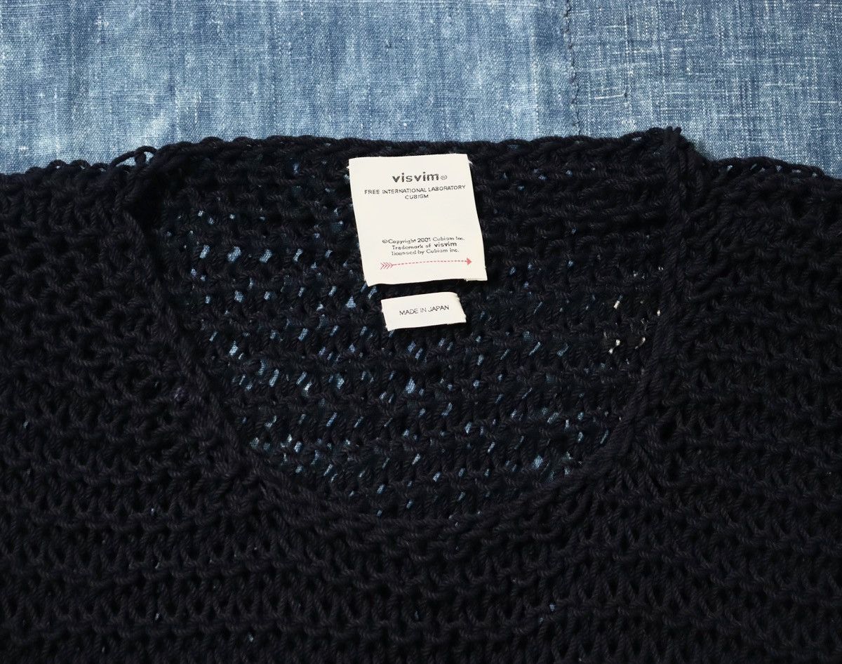 Visvim Visvim 22ss Lattice Vest Hand-Knit size5 Size US XXL / EU 58 / 5 - 12 Thumbnail