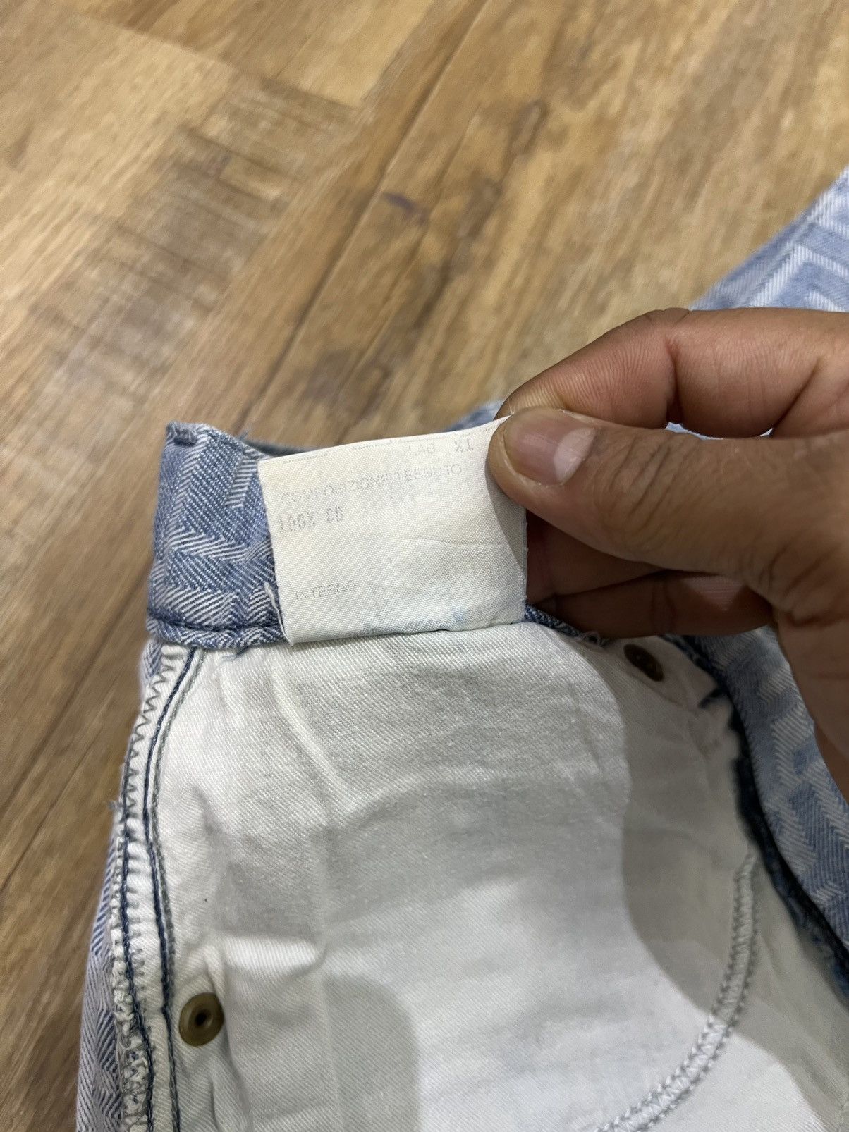 Fendi VINTAGE FENDI MONOGRAM ITALIAN DESIGNER JEANS DENIM Size 25" / US 0 / IT 36 - 7 Thumbnail