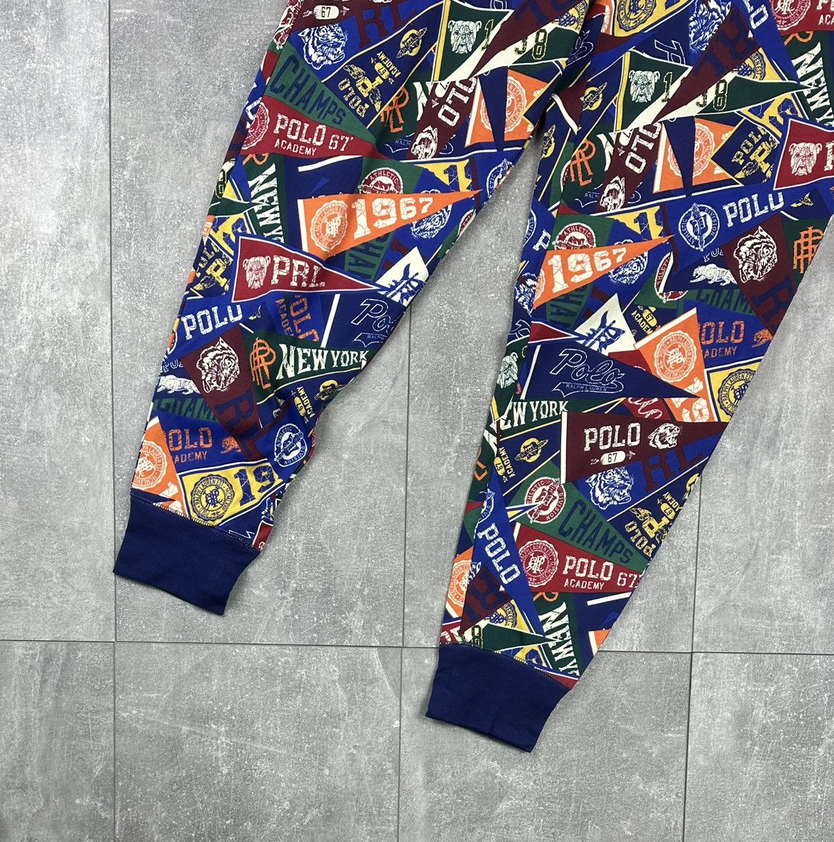 Polo Ralph Lauren New Polo Ralph Lauren Monogram Print Jogger Pants Size US 32 / EU 48 - 2 Thumbnail
