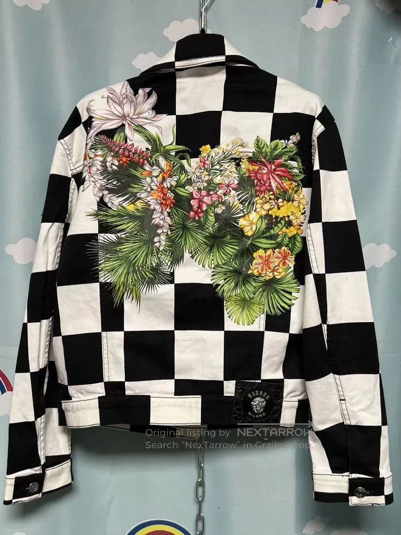 Versace Versace Plaid denim top Size US S / EU 44-46 / 1 - 4 Thumbnail