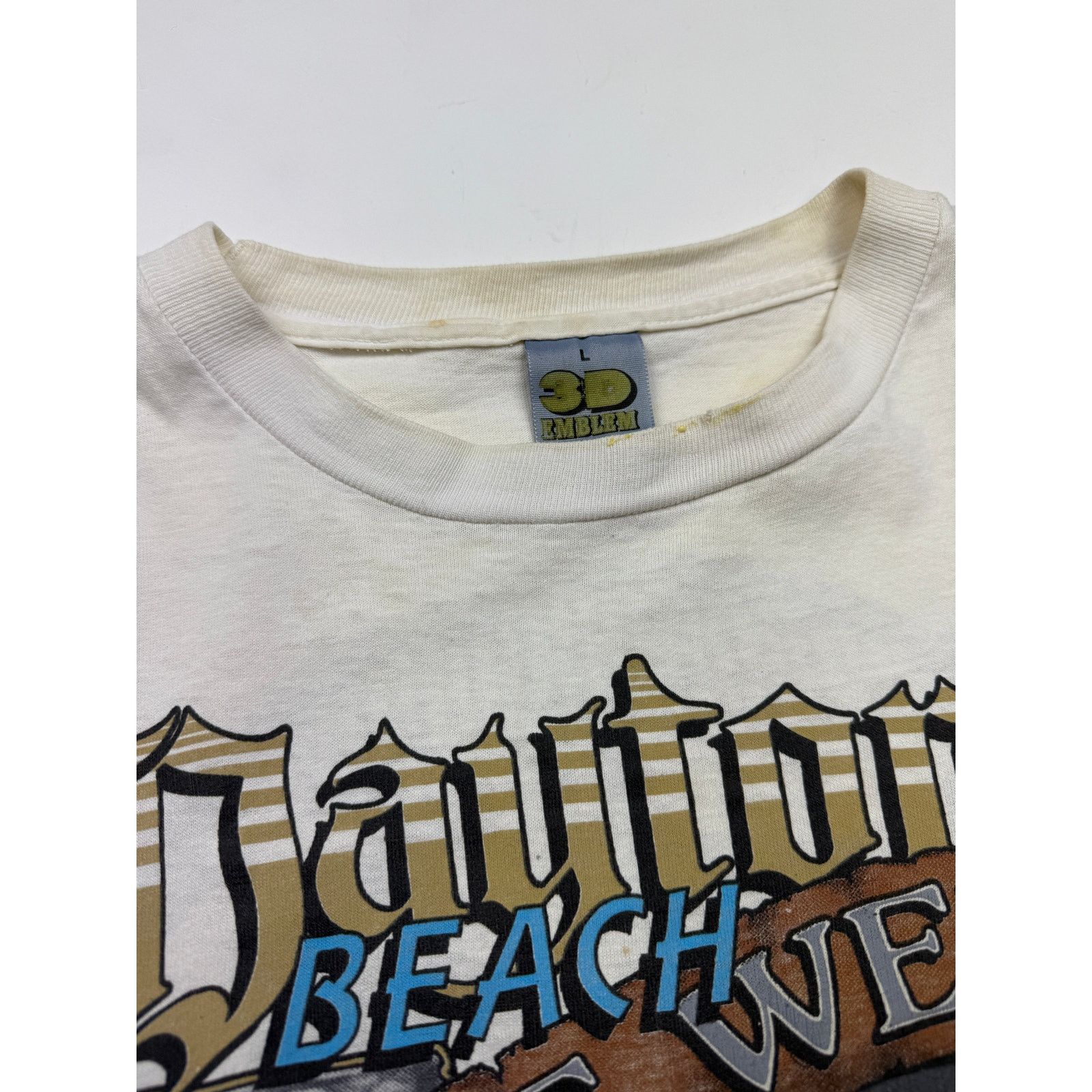 Vintage Vintage 1991 Harley Davidson 3D Emblem Dayton Beach L 90s Size US L / EU 52-54 / 3 - 8 Thumbnail