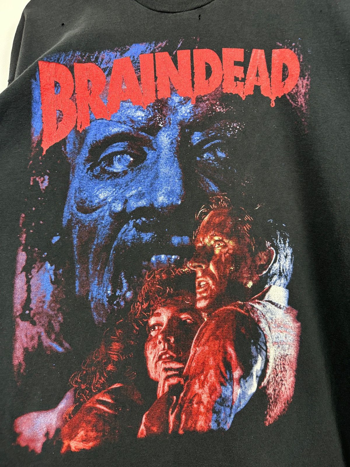 Vintage 1992 Vintage Braindead aka Dead Alive Peter Jackson T-Shirt Size US XL / EU 56 / 4 - 9 Thumbnail