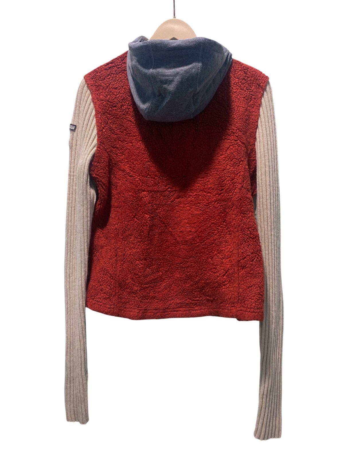 Napapijri Napapijri Fleece Jacket Knit Sleeve Hoodie Sweatshirt Size M / US 6-8 / IT 42-44 - 2 Thumbnail
