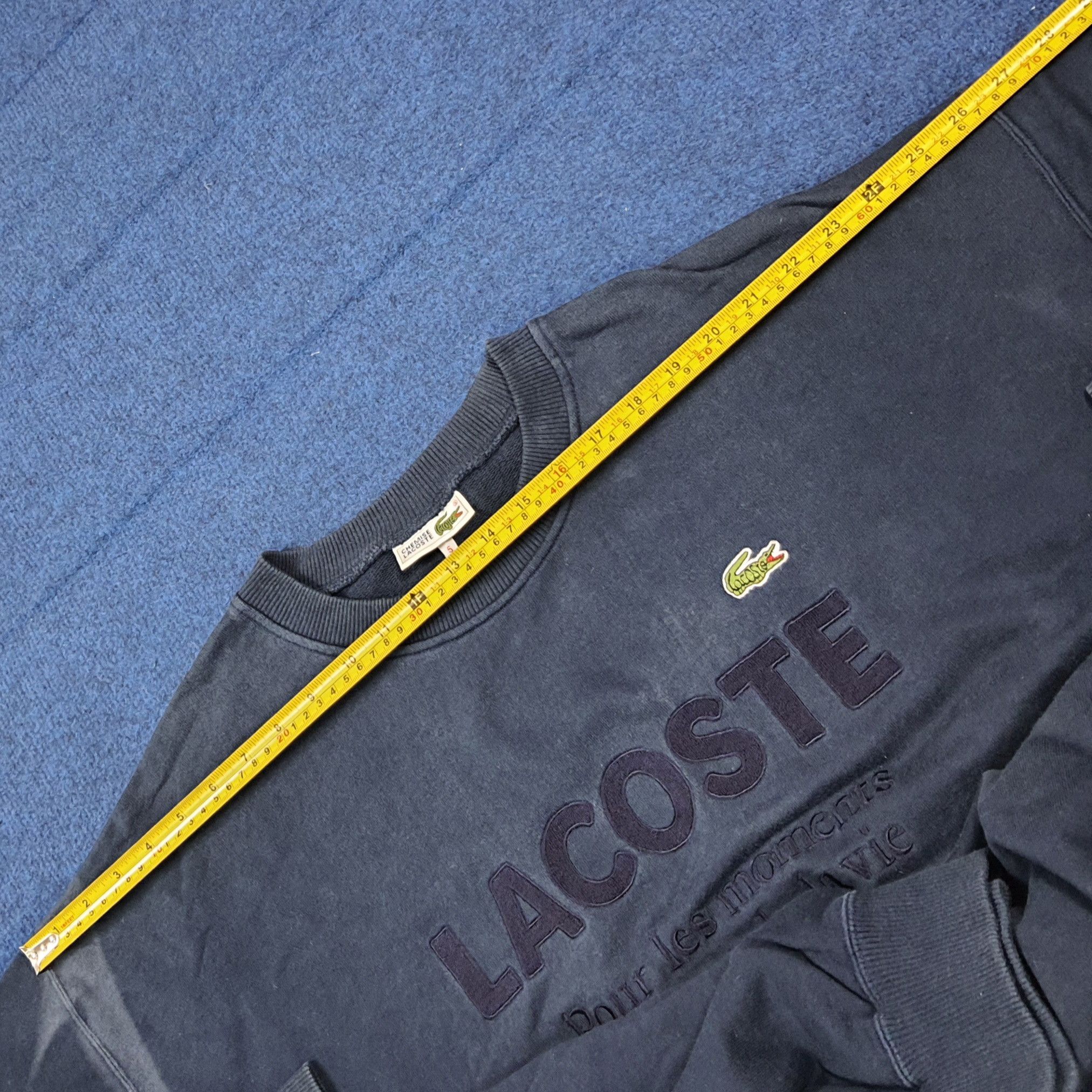 Lacoste Vintage Chemise Lacoste Spell Out Sweatshirt C290N26 Size US M / EU 48-50 / 2 - 8 Thumbnail