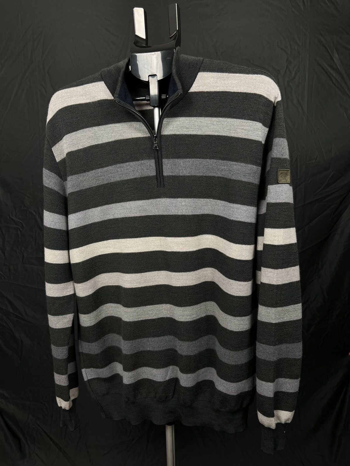 Paul & Shark Paul & Shark quater zip old money style stripped sweater 1/4 Size US XL / EU 56 / 4 - 5 Thumbnail