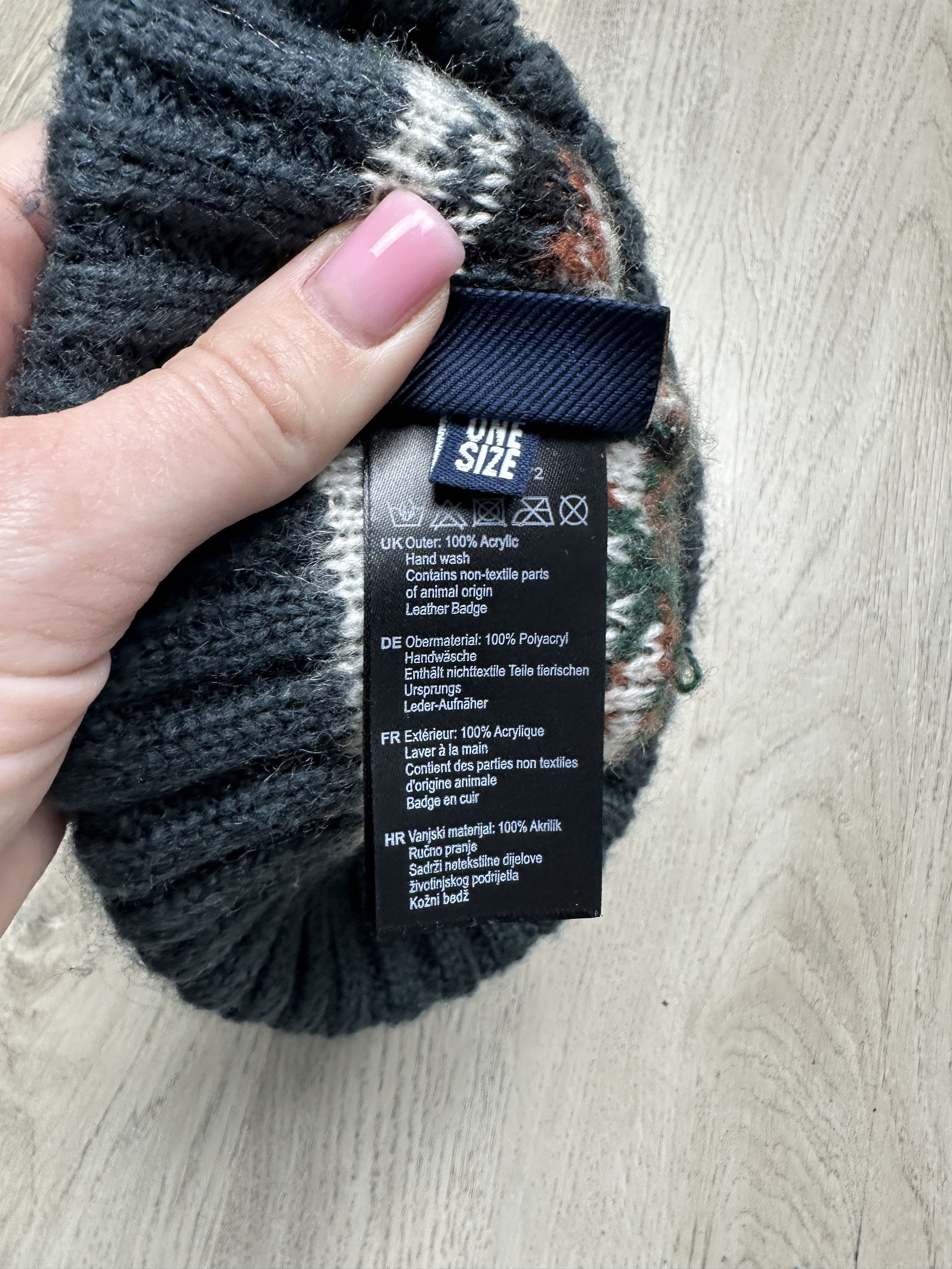 Barbour Barbour Mens Knit Beanie Hat Size ONE SIZE - 6 Thumbnail