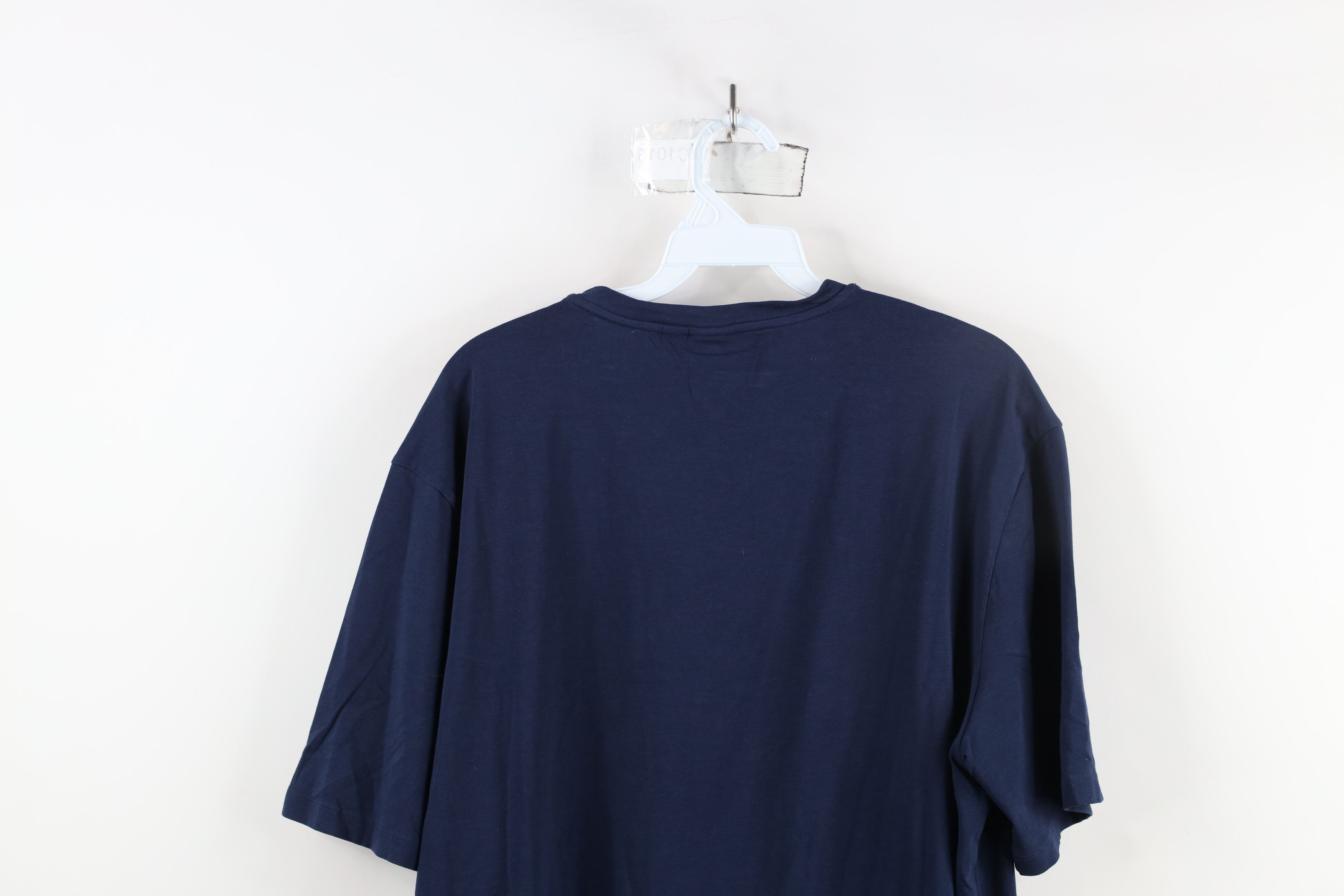 Hugo Boss × Vintage Hugo Boss Spell Soft Touch Cotton Short Sleeve T-Shirt Blue Size US XL / EU 56 / 4 - 13 Thumbnail