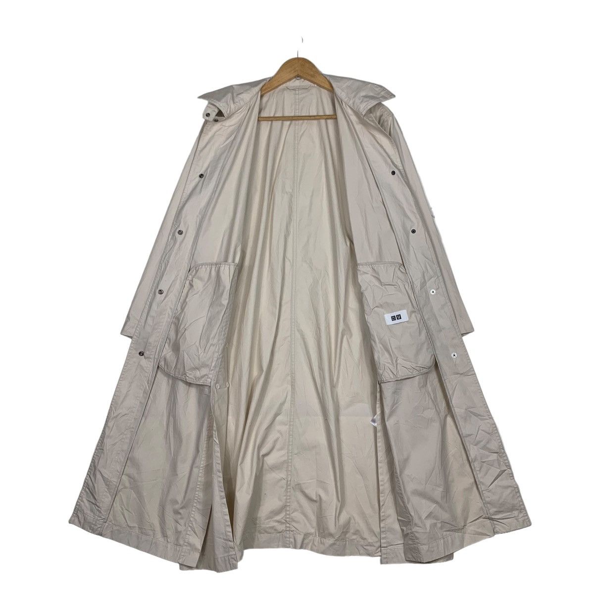 Lemaire × Uniqlo UNIQLO U LEMAIRE Nude Long Coat Jacket #1003-C45 Size S / US 4 / IT 40 - 11 Thumbnail