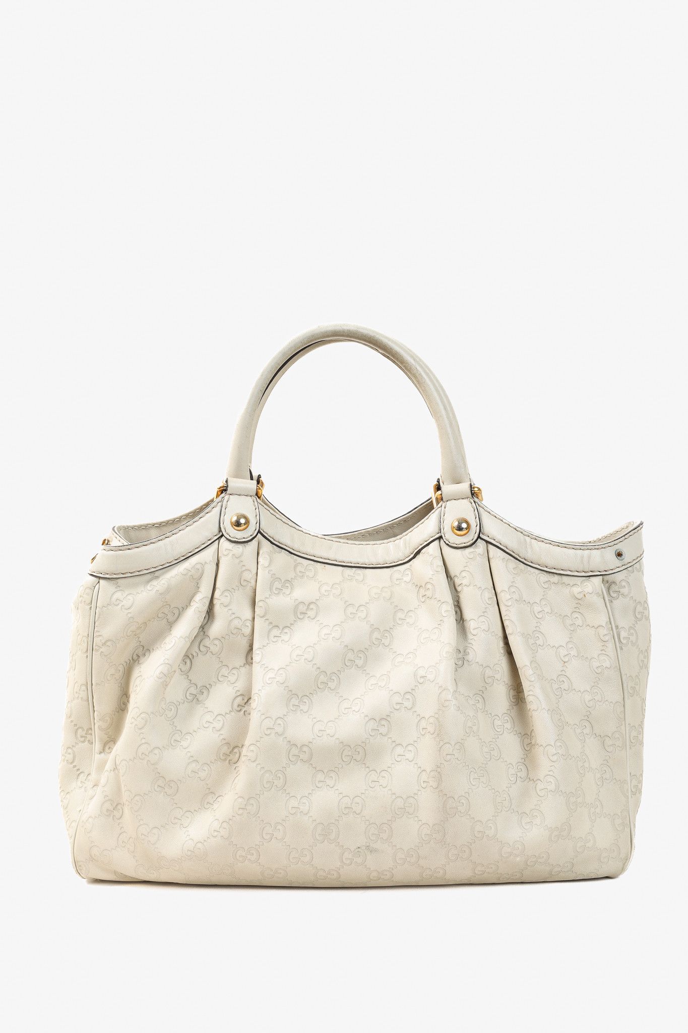 Gucci Gucci Sukey Guccissima Beige Leather Tote Size US 7 / IT 37 - 4 Thumbnail