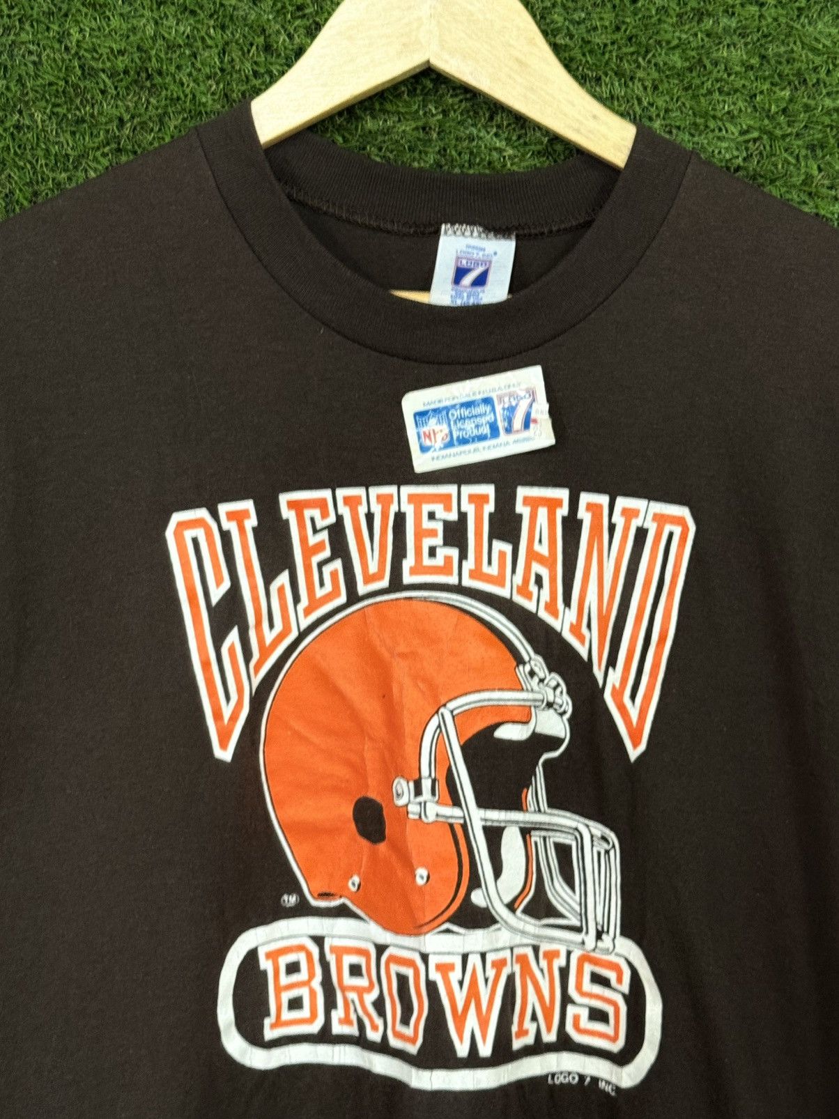 Vintage RARE Vintage Cleveland Browns Ohio NFL Logo 7 Tag DEAD STOCK Size US XL / EU 56 / 4 - 7 Thumbnail