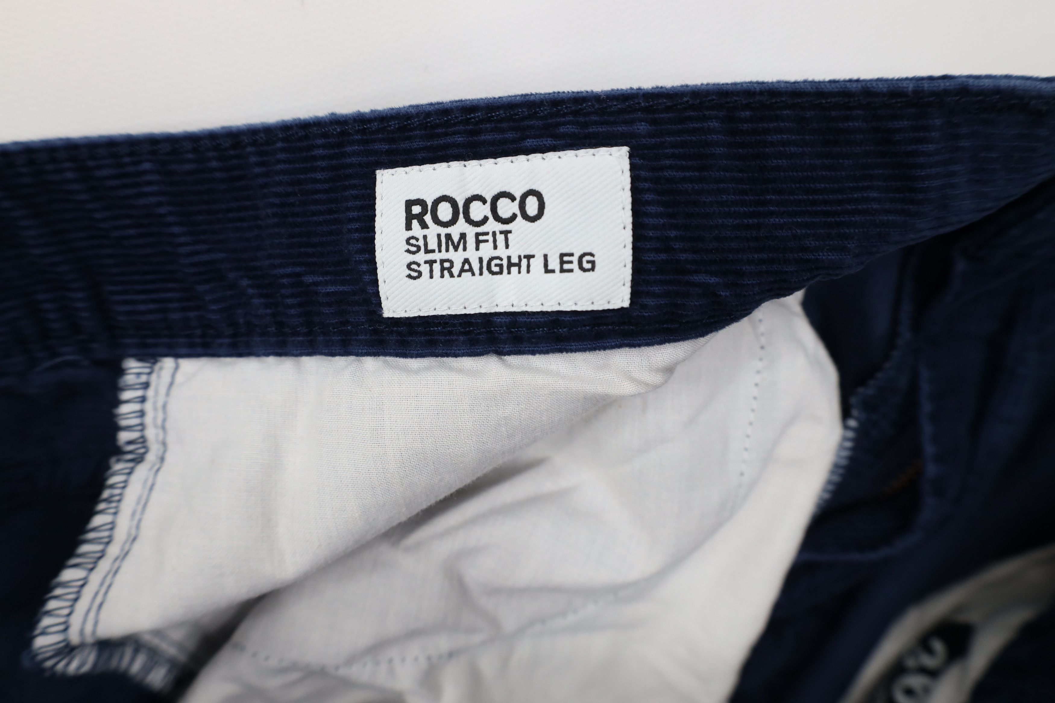 Express Express Faded Rocco Straight Leg Corduroy Chino Pants Blue Size US 36 / EU 52 - 7 Thumbnail