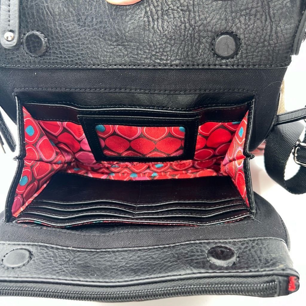 Other Tignanello Utility II Black Canvas and Leather Crossbody with Pouch Size ONE SIZE - 12 Thumbnail