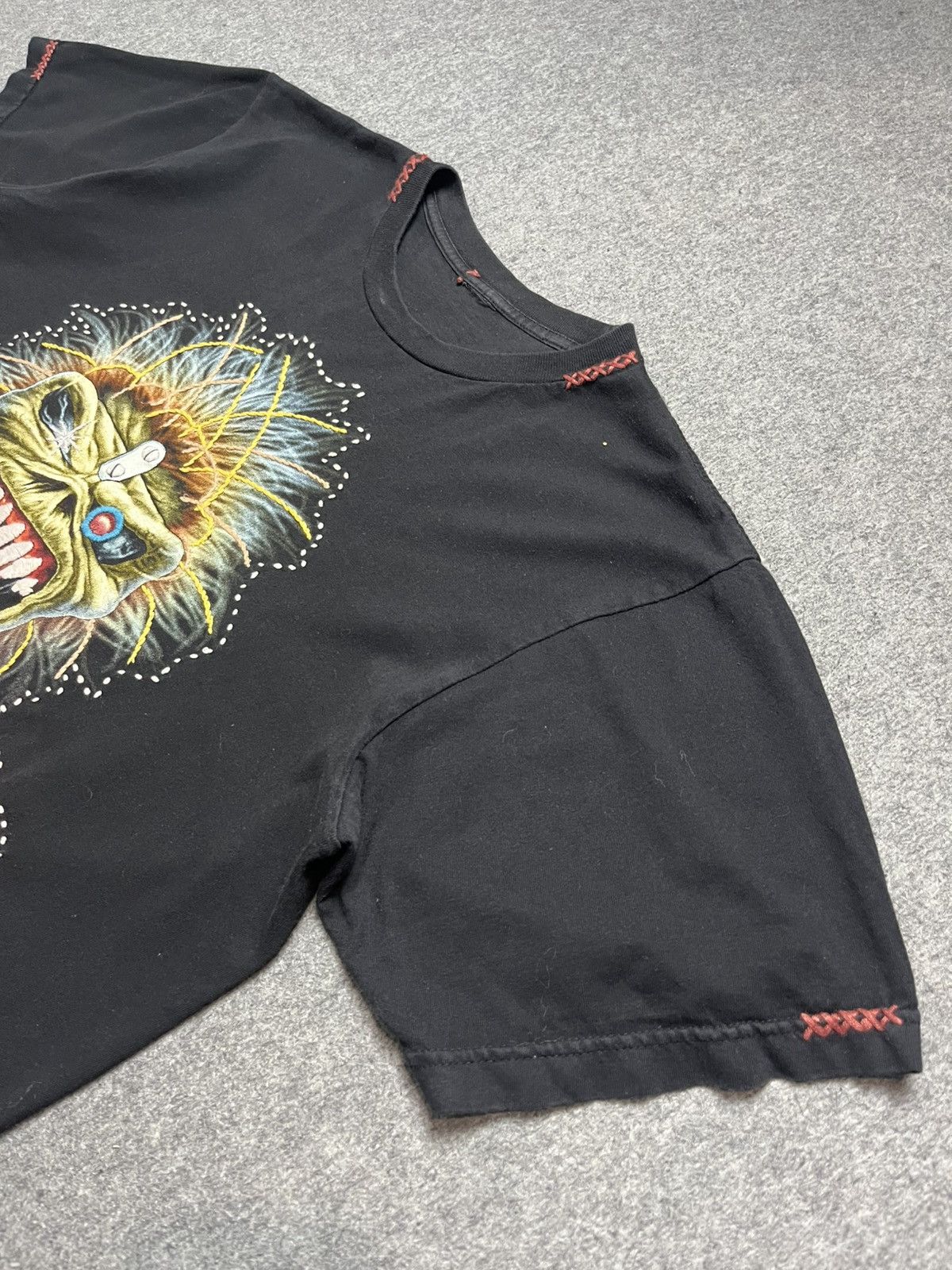 Iron Maiden × Vintage Vintage Iron Maiden printed t-shirt knit logo Size US L / EU 52-54 / 3 - 5 Thumbnail