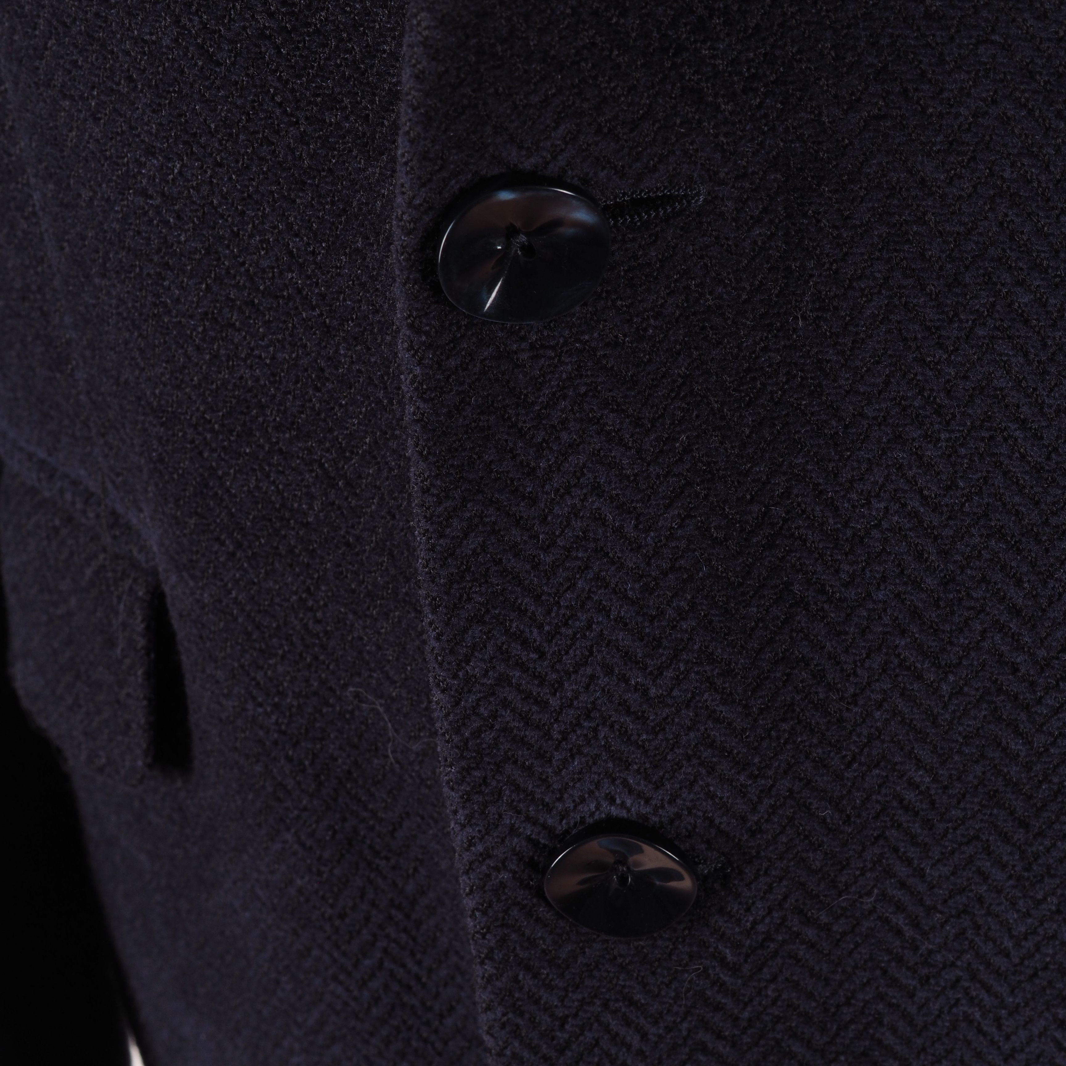 Etro ETRO Superleggerr Wool Blue Navy Sport Coat Blazer Jacket Size 44R - 3 Thumbnail