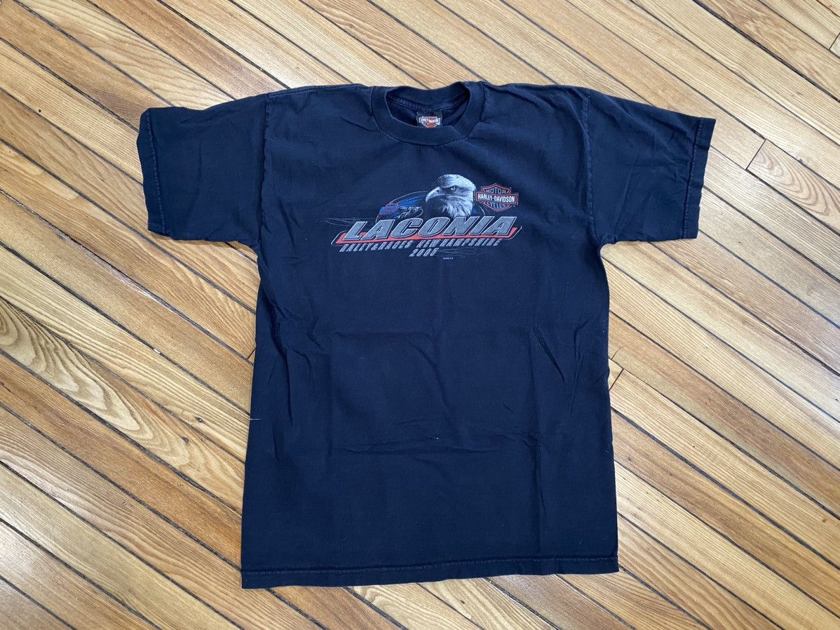 Harley Davidson × Vintage HD Laconia Tshirt Florida L Size US L / EU 52-54 / 3 - 1 Thumbnail