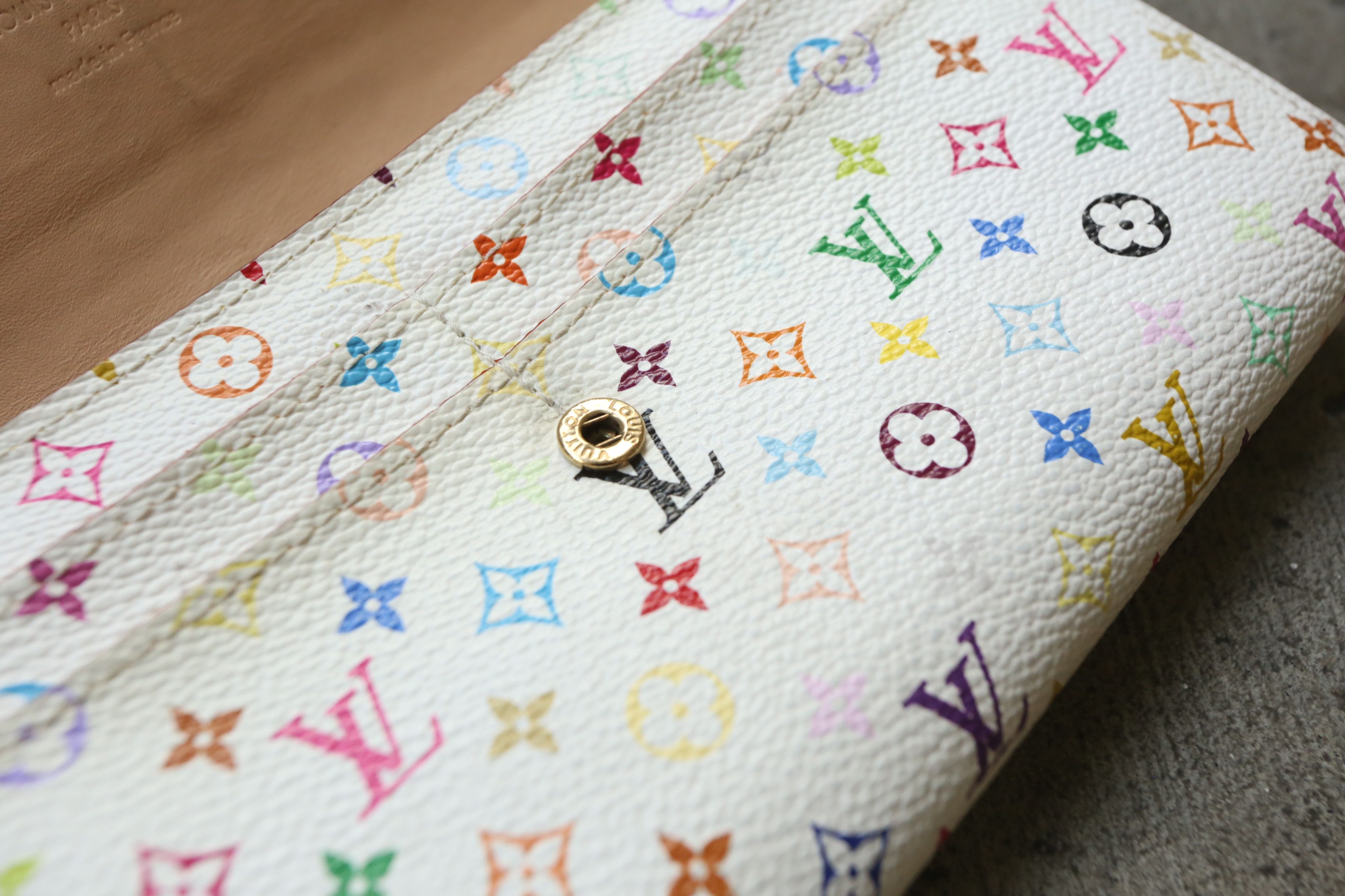 Louis Vuitton × Takashi Murakami Louis Vuitton - Takashi Murakami - 2008 - Sarah Wallet Size ONE SIZE - 4 Thumbnail