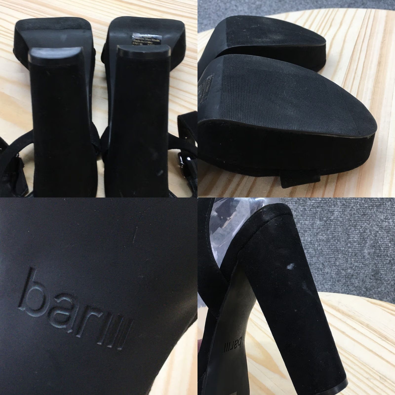 Bar III Bar III Shoes Sandals Womens 9.5 M Ivy Platform Ankle Straps Black Open Toe NEW Size US 10 / IT 40 - 9 Thumbnail
