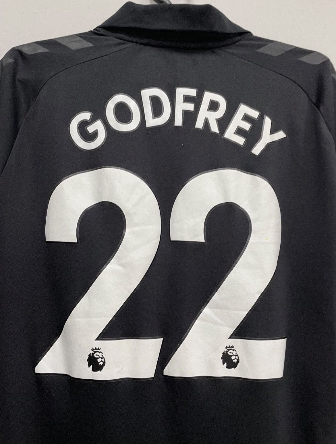 Hummel Everton 2021/2022 #22 Godfrey Away Football Shirt Jersey Size US M / EU 48-50 / 2 - 3 Thumbnail