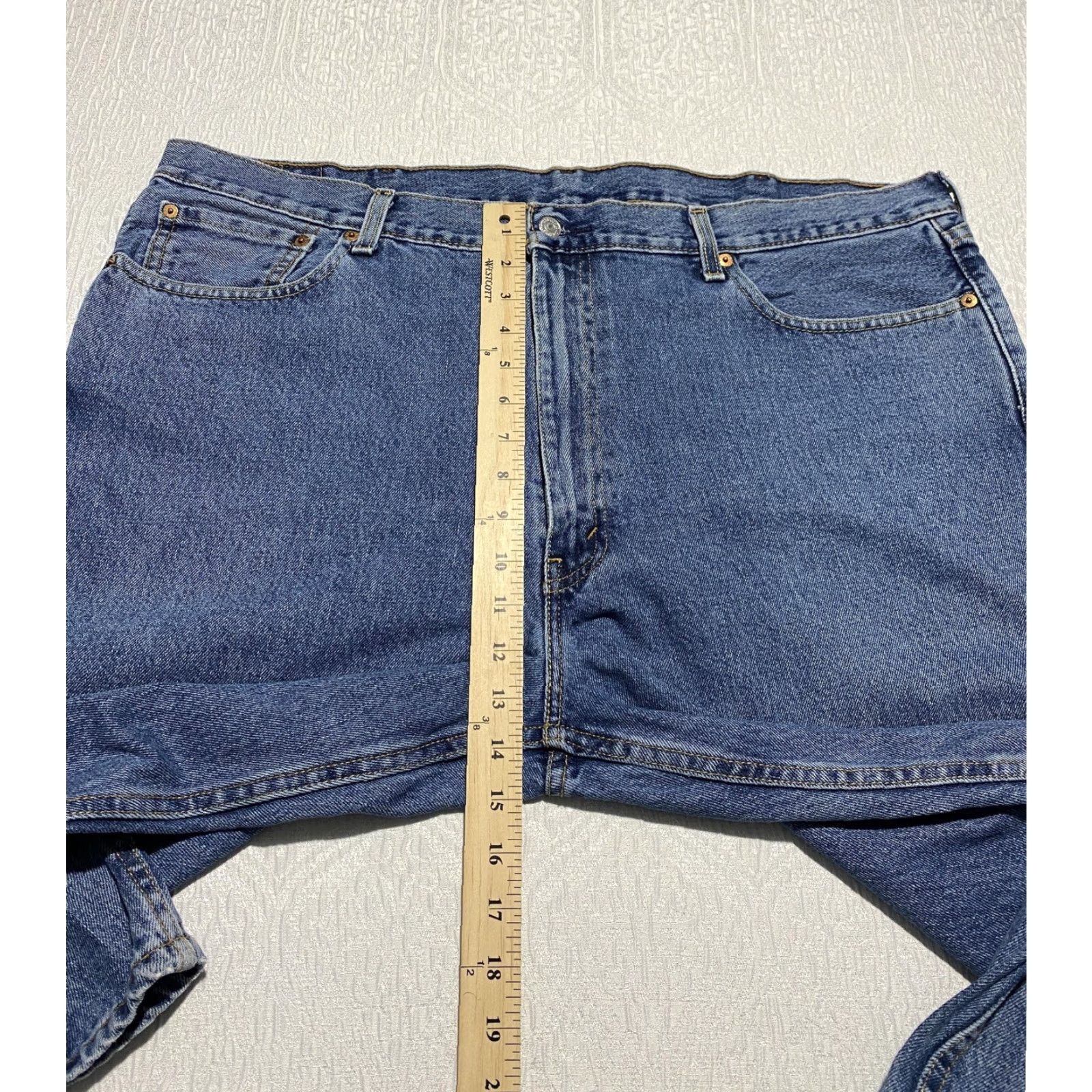 Levi's Levi's Jeans 42x29 Levis 550 Relaxed Fit Denim Blue Men Straight 5-Pocket Vintage? No (adjust) Size US 42 / EU 58 - 7 Thumbnail