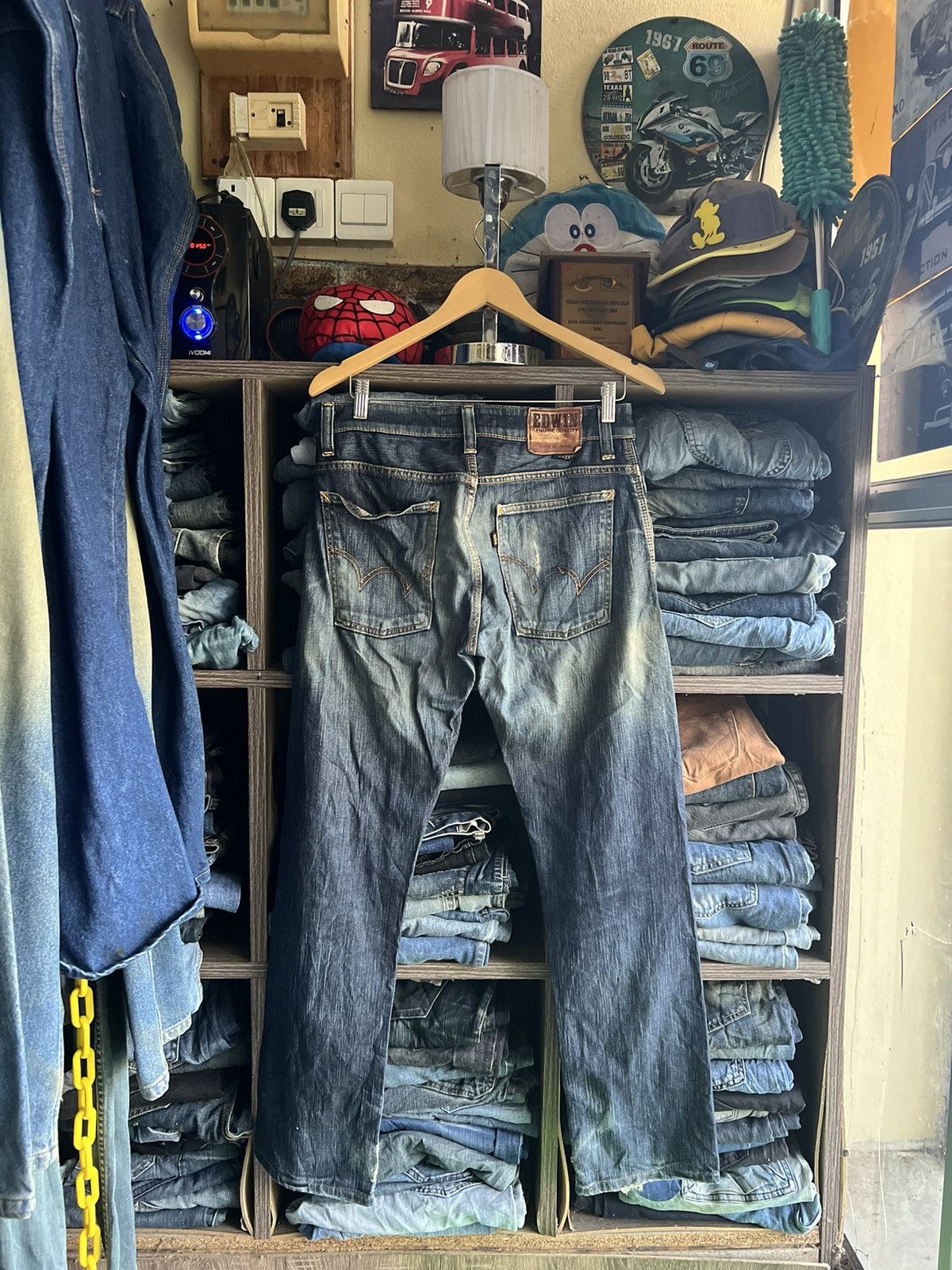 Edwin 🔥Edwin 503 Zero Flared Distressed Denim Size US 31 - 2 Thumbnail