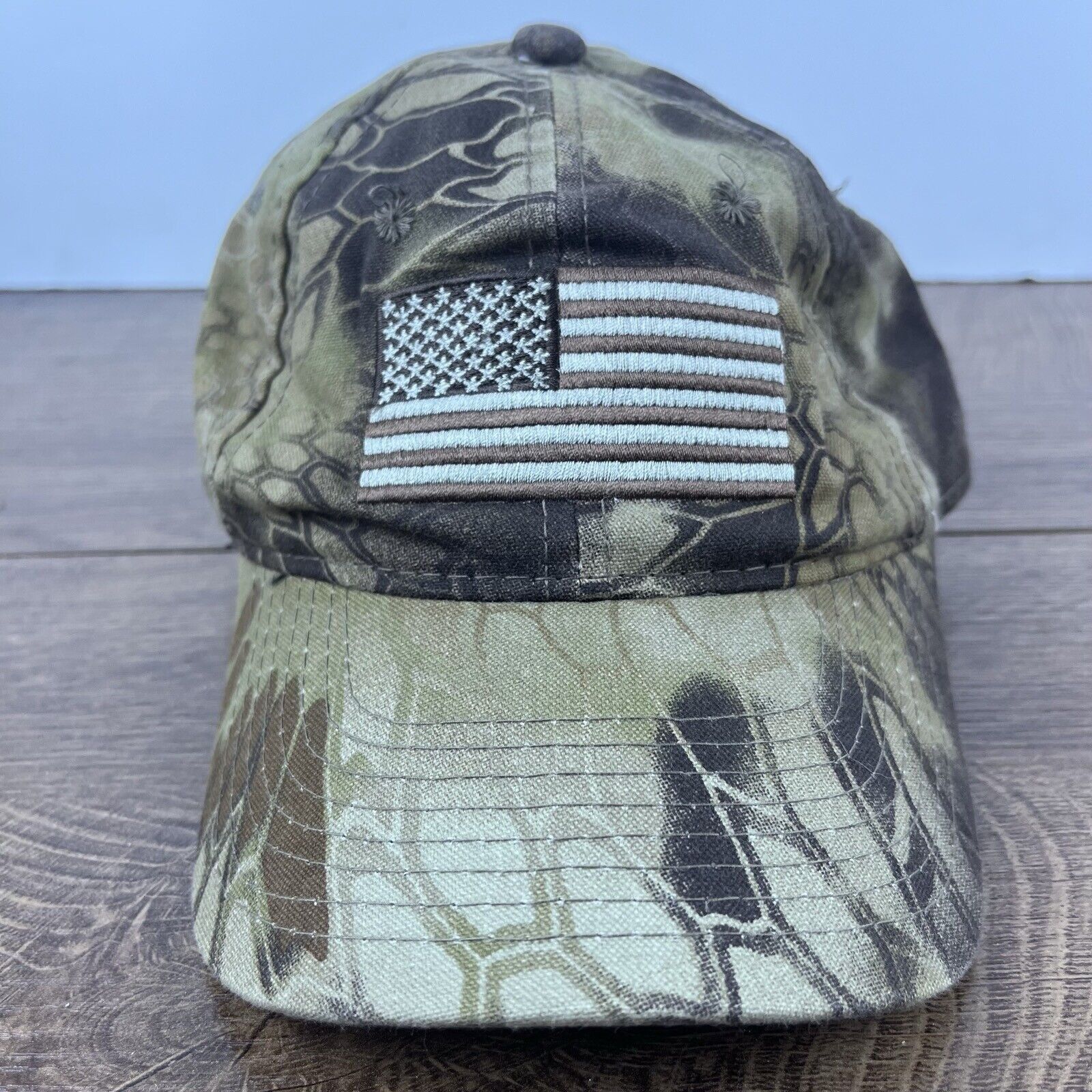 Other USA Flag Hat Camo USA Adjustable Hat Camo Adjustable Hat Gre Size ONE SIZE - 1 Thumbnail