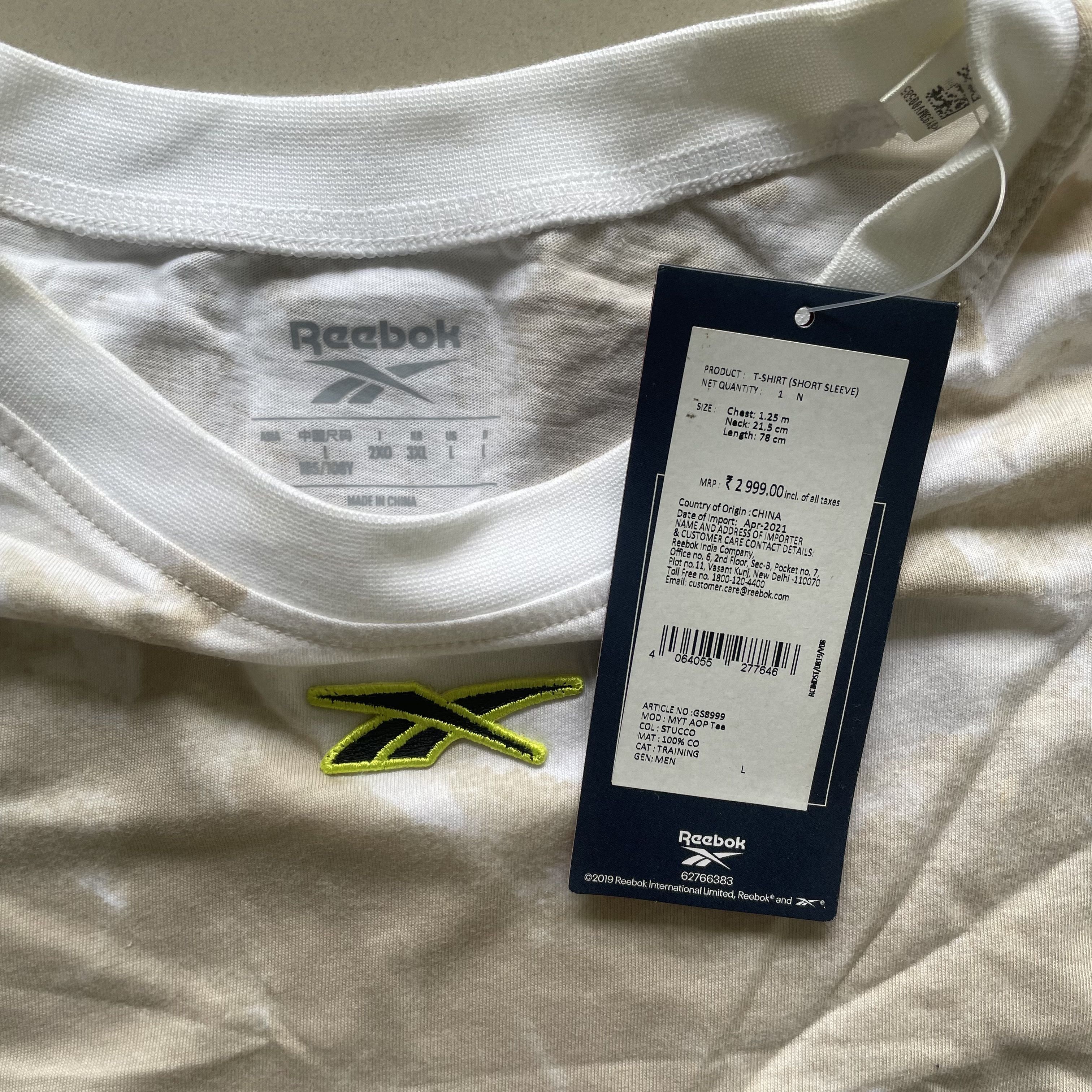 Reebok REEBOK T-SHIRT/SHIRT & SHORT SET Size US L / EU 52-54 / 3 - 14 Thumbnail