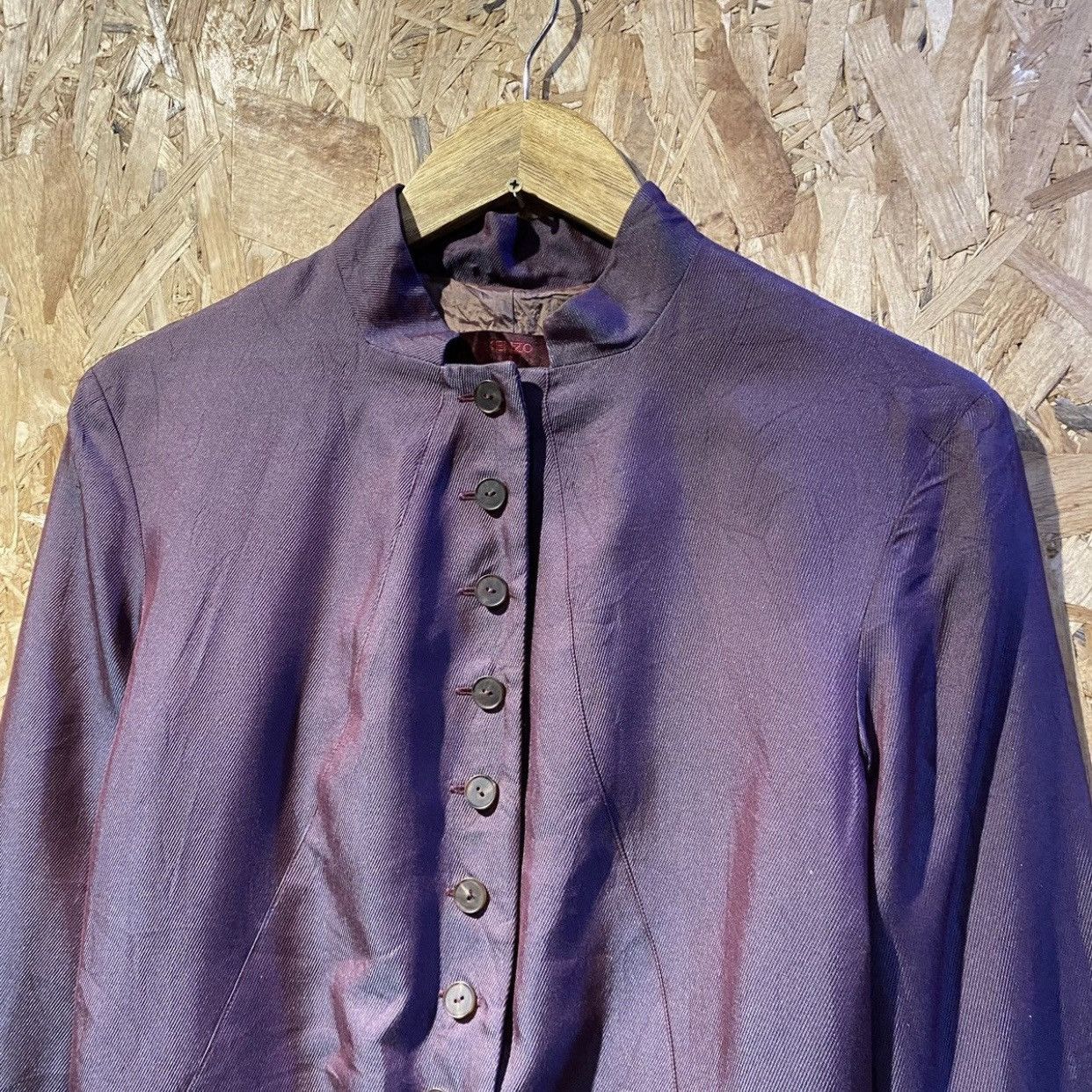 Kenzo Kenzo Paris Silk Jacket With Pockets Made in France Size M / US 6-8 / IT 42-44 - 4 Thumbnail