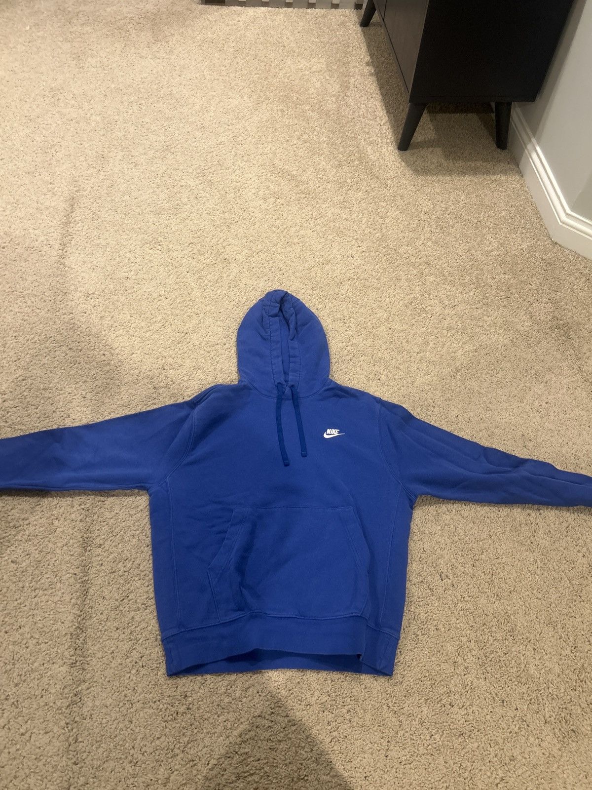 Nike Nike Fleece Hoodie Royal Blue Size US M / EU 48-50 / 2 - 2 Thumbnail