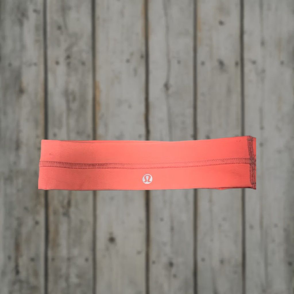 Lululemon Lululemon Fly Away Tamer Headband Pink One Size Womens Running Workout Activewear Nylon Solid EXCELLENT Pre-owned Size ONE SIZE - 1 Thumbnail