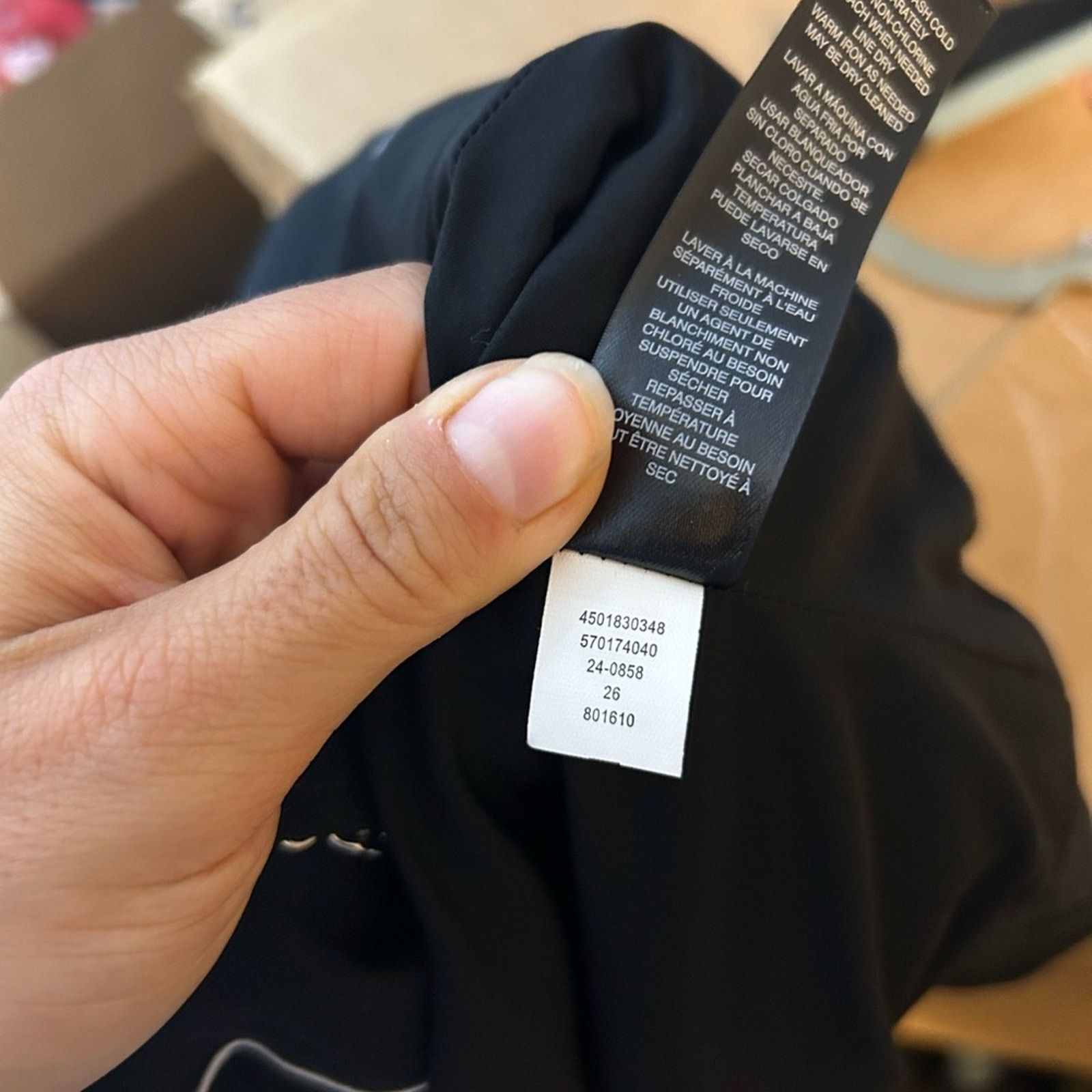 White House Black Market WHBM Black Linen Blend Open Front Moto Jacket Size S / US 4 / IT 40 - 5 Thumbnail
