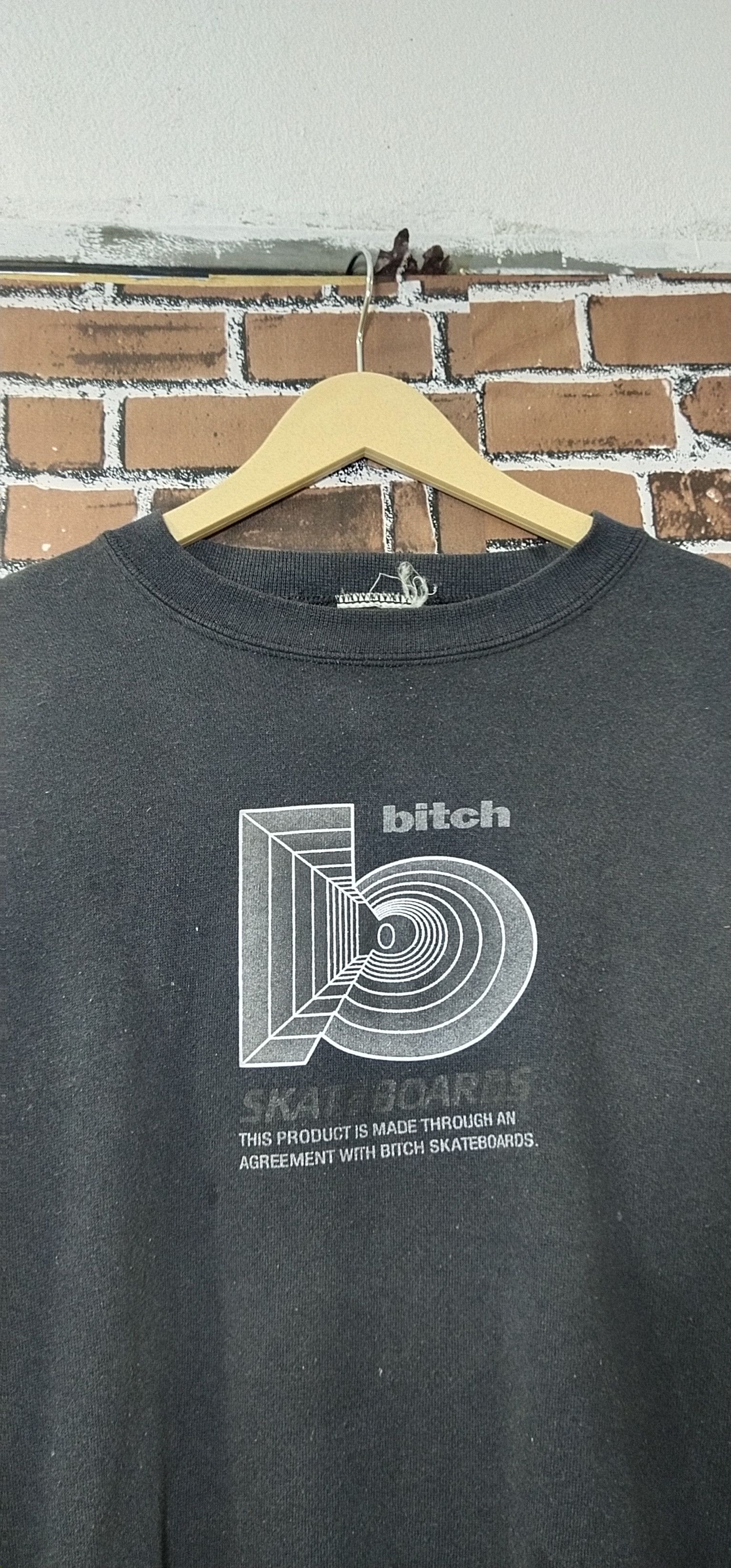 Vintage Final Drop Bitch Skateboard Sweatshirt Size US M / EU 48-50 / 2 - 2 Thumbnail