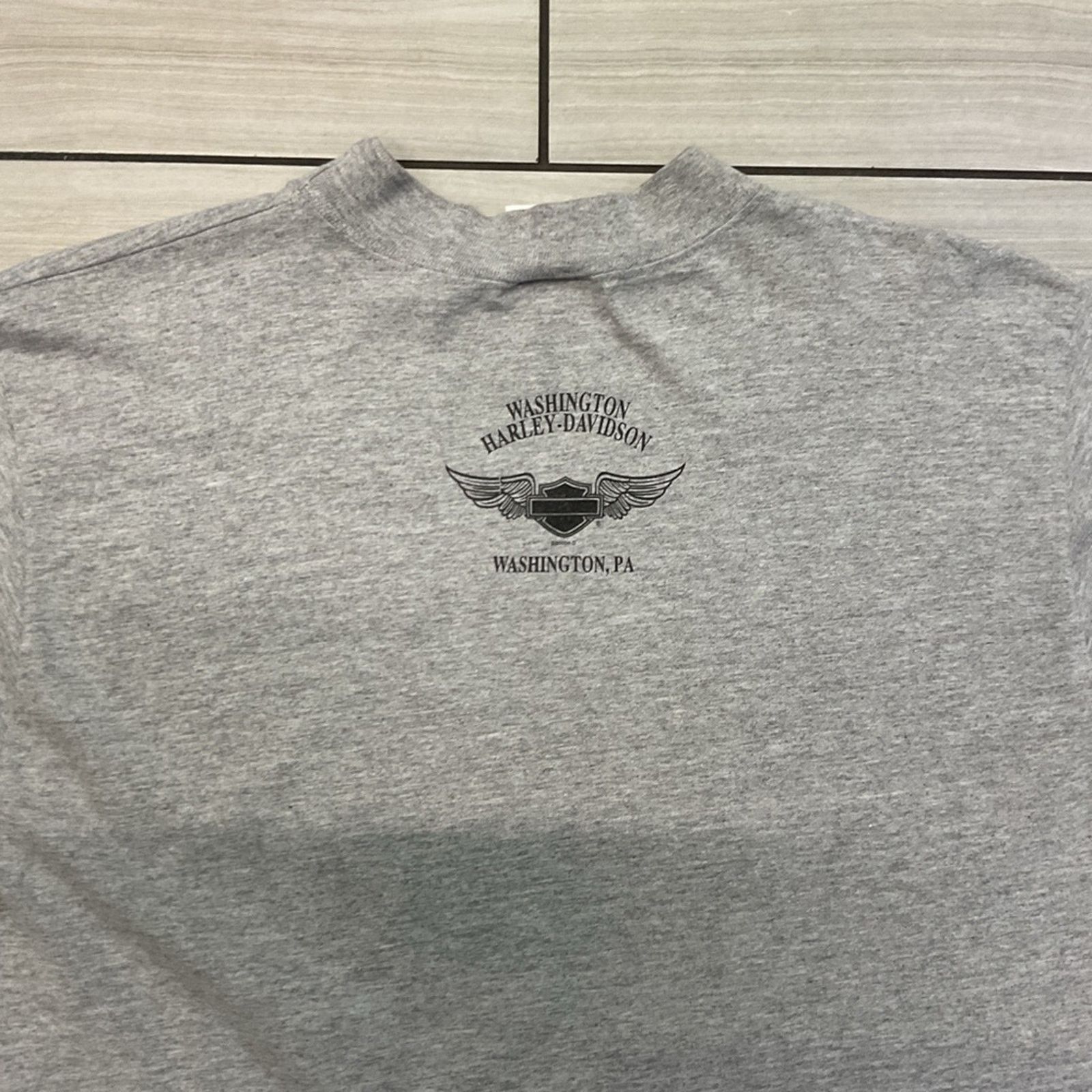 Harley Davidson Early 2000s Harley-Davidson Minimal Logo Long Sleeve XL Size US XL / EU 56 / 4 - 5 Thumbnail