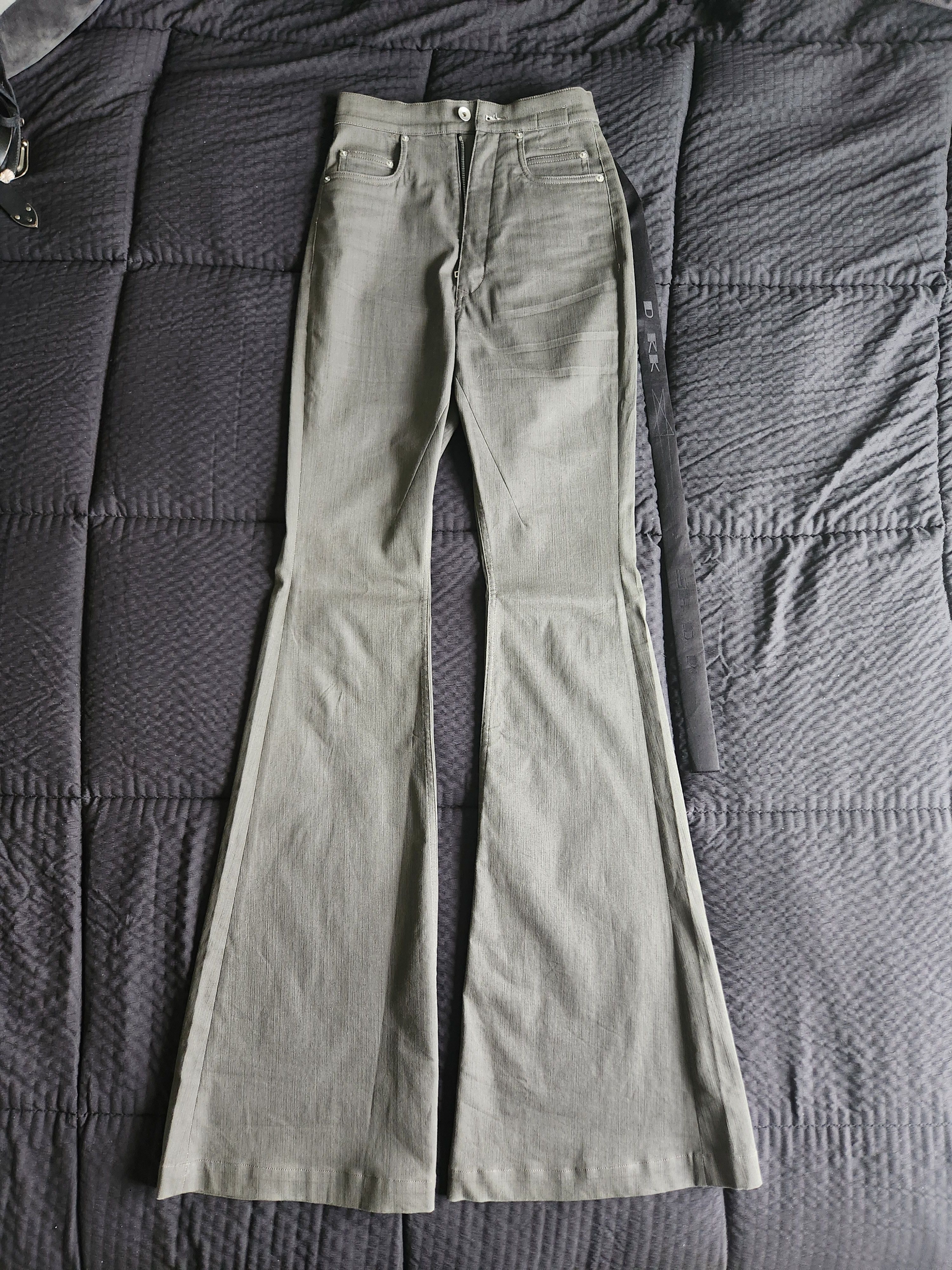 Rick Owens Drkshdw Dark Dust Bolan Bootcut Size US 27 - 1 Thumbnail