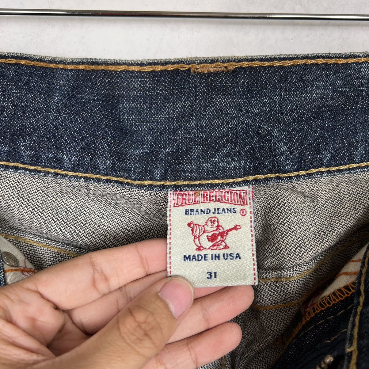 True Religion 🔥 TRUE RELIGION DENIM JEANS MADE IN USA Size US 33 - 11 Thumbnail