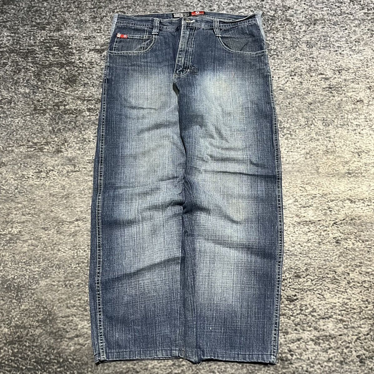 Southpole Vintage Y2K Southpole Baggy Wide Leg Jeans Grunge Skater Size US 34 / EU 50 - 2 Thumbnail