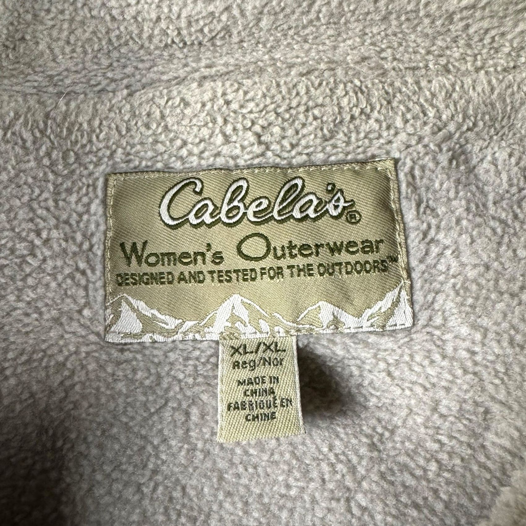 Vintage Cabela's Fleece Lined Jacket Womens XL Black Zip Full Sherpa Outdoor Hiking Gore- -? Size XL / US 12-14 / IT 48-50 - 4 Thumbnail