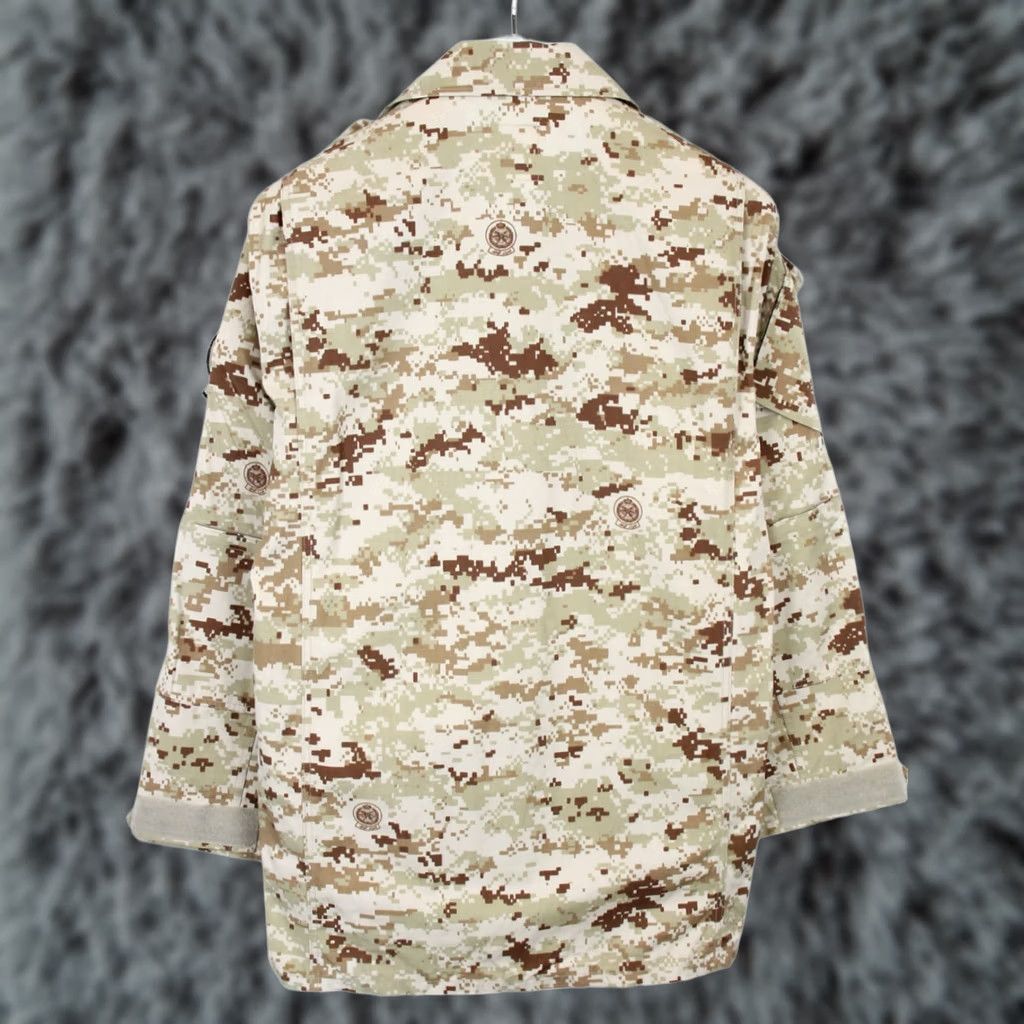 Vintage UNDRANDED K.S.A. Desert Camouflage Jacket Men's MEDIUM Pockets Collared Size US M / EU 48-50 / 2 - 1 Thumbnail