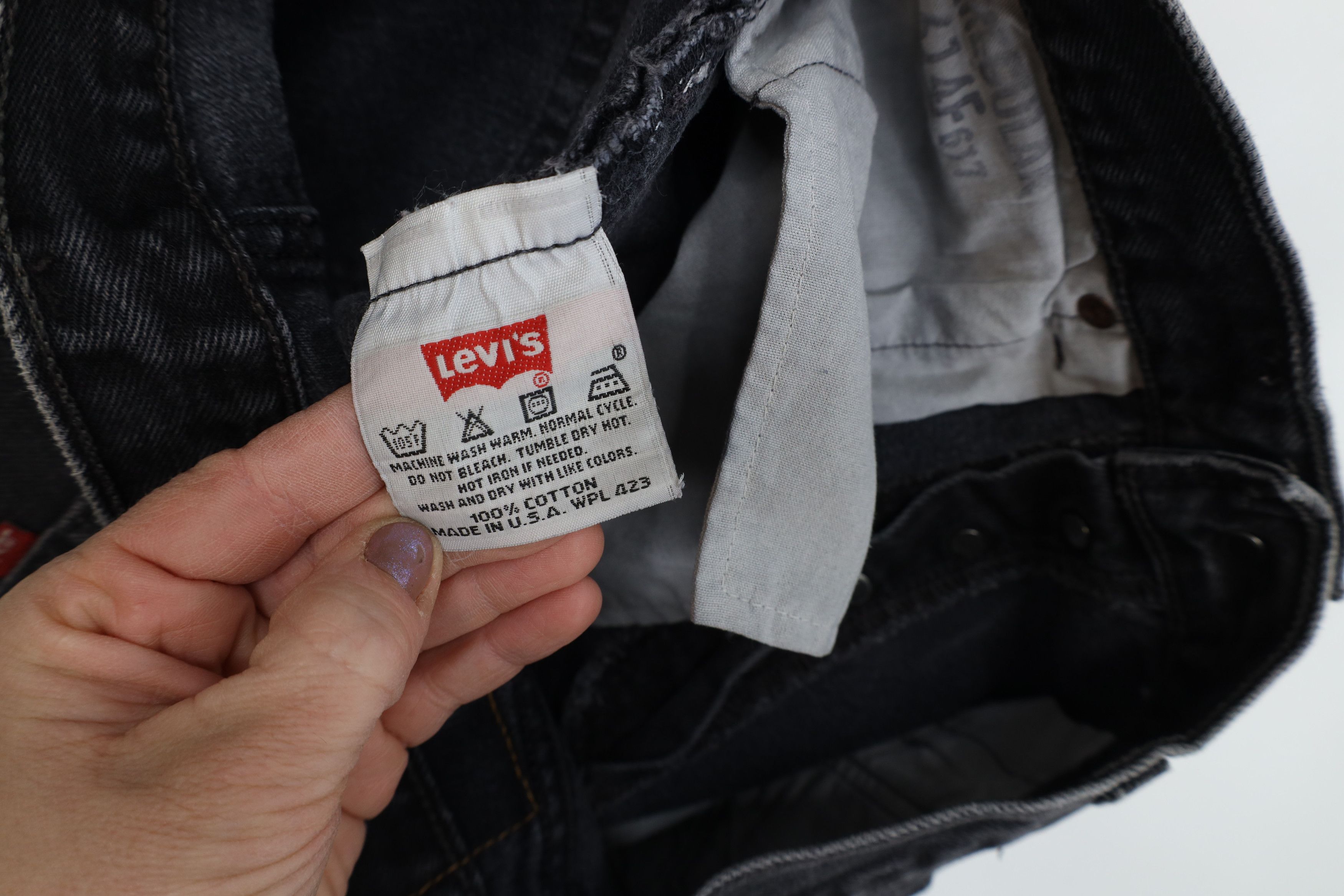 Levi's Vintage 90s Levis 501xx Fly Original Straight Leg Jeans USA Size US 32 / EU 48 - 9 Thumbnail