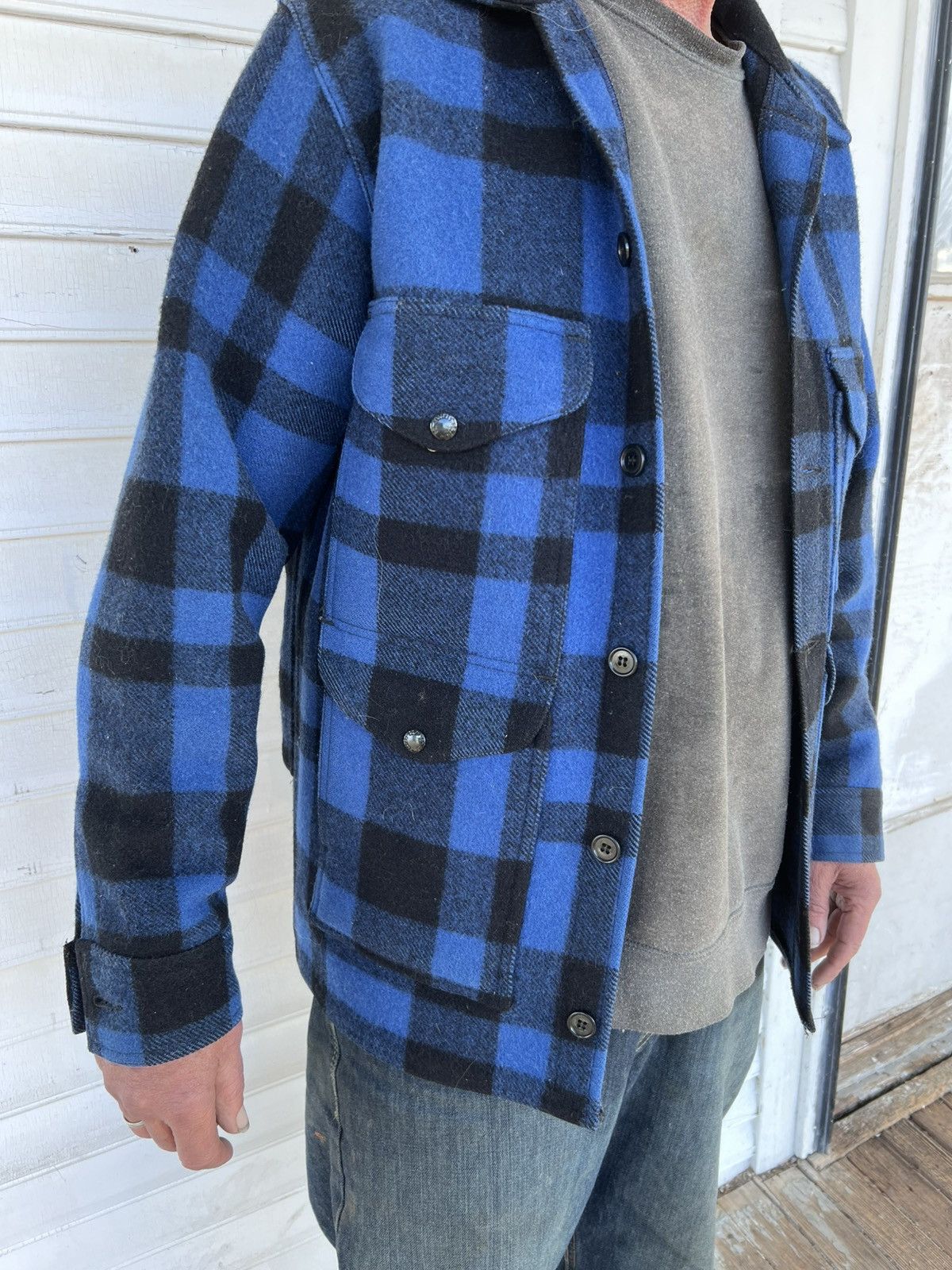 Other Vtg Filson wool Jacket sz 40 M Macknaw blue plaid Size US M / EU 48-50 / 2 - 5 Thumbnail
